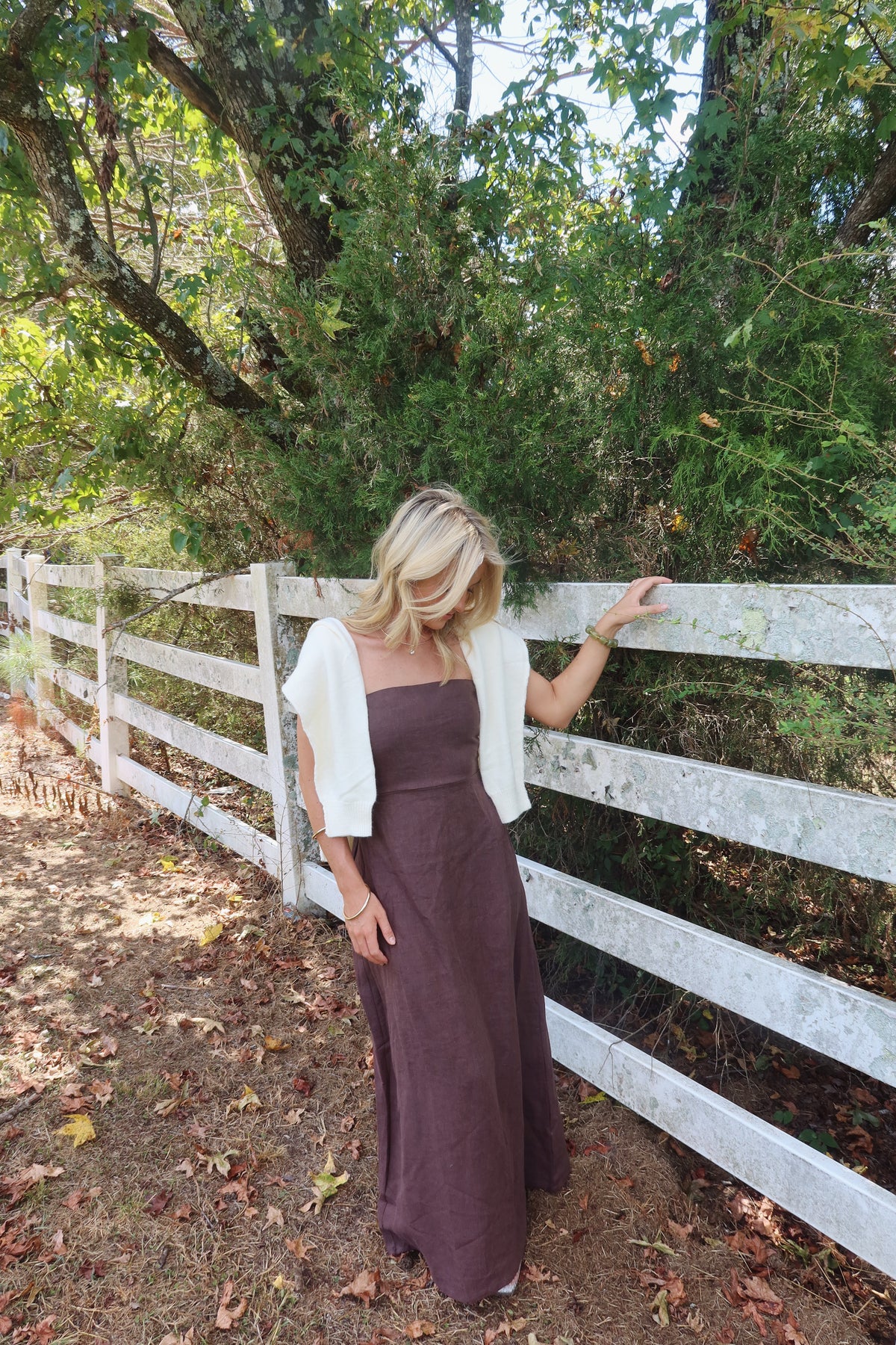 Iris Linen Maxi Dress