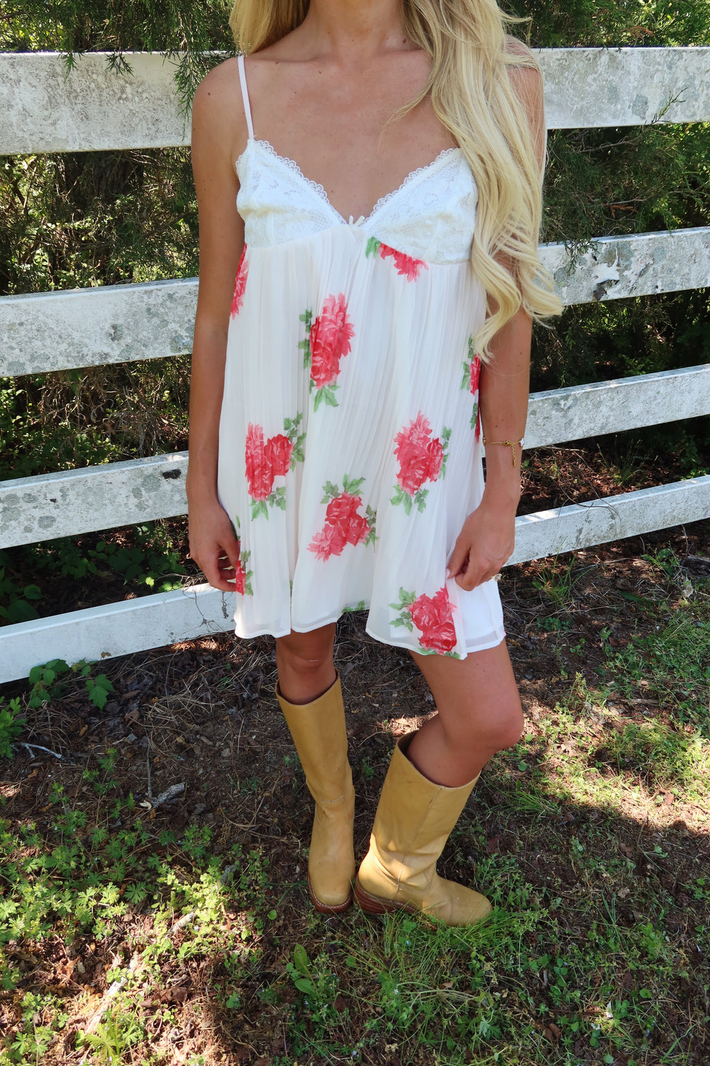 Adelaide Lace Layered Swing Dress