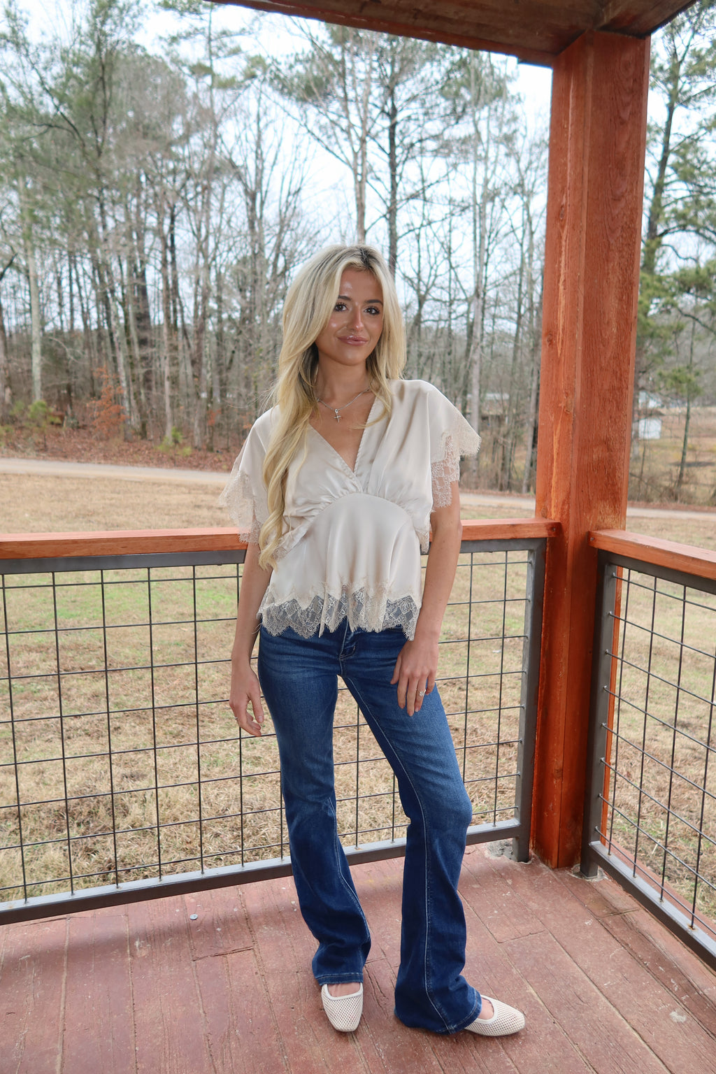 Ivory Muse Blouse