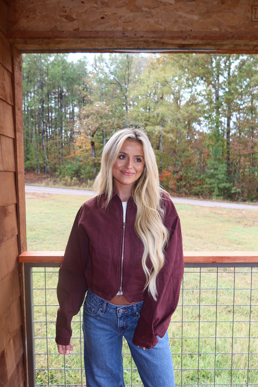 Midnight Merlot Bomber Jacket