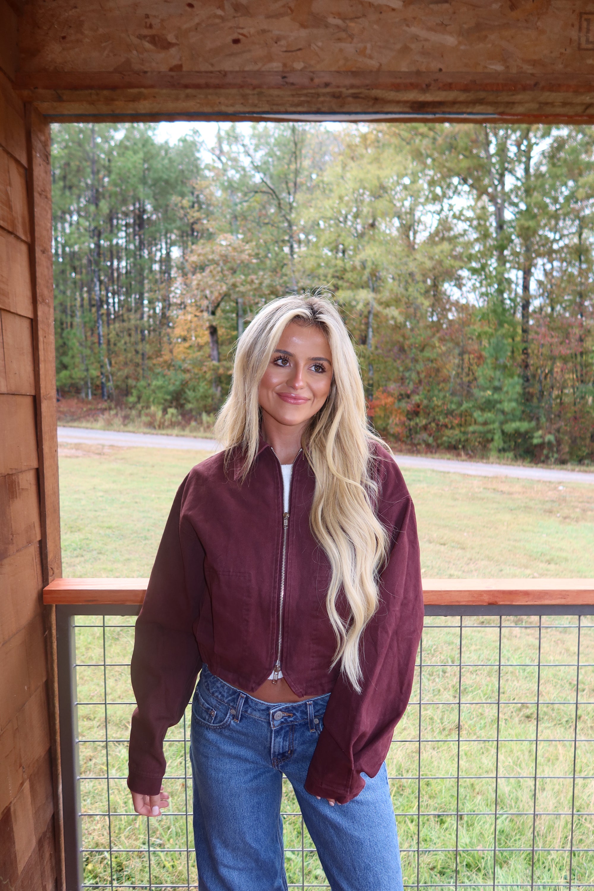 Midnight Merlot Bomber Jacket