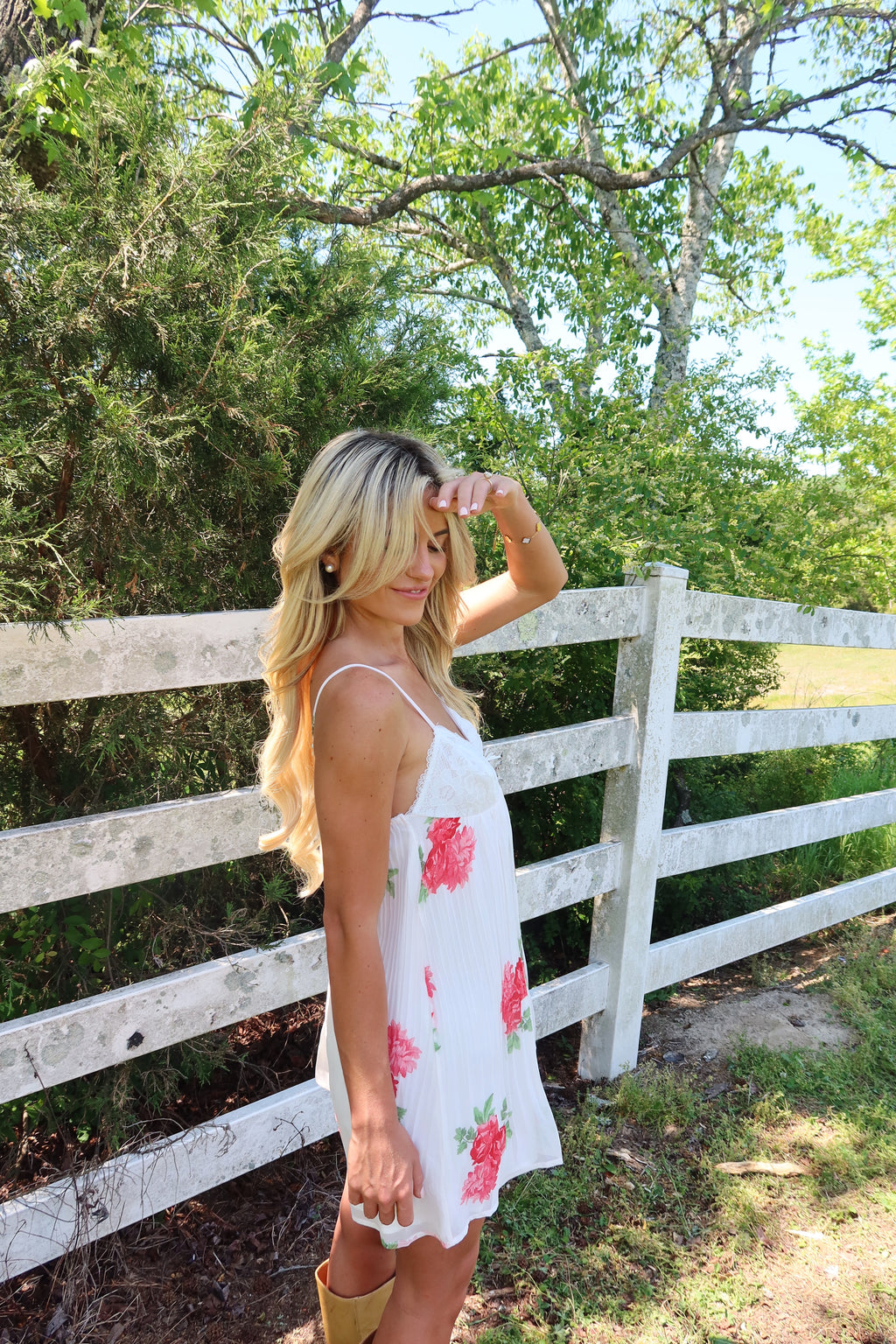 Adelaide Lace Layered Swing Dress