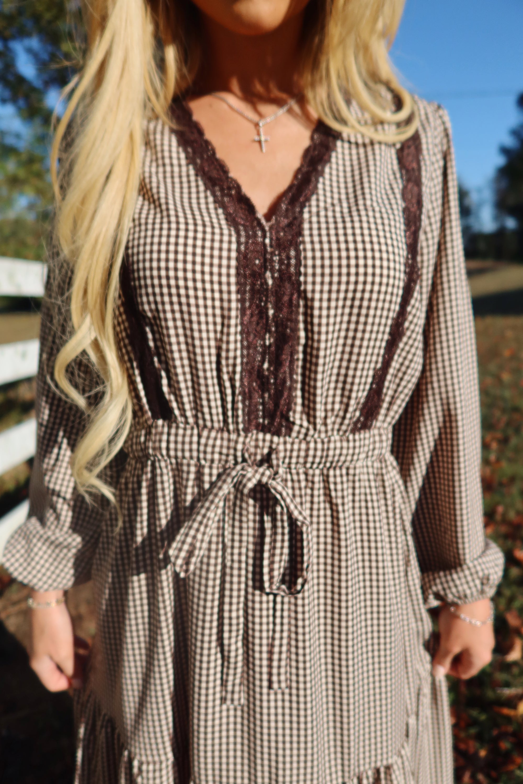 The Sable Check Dress
