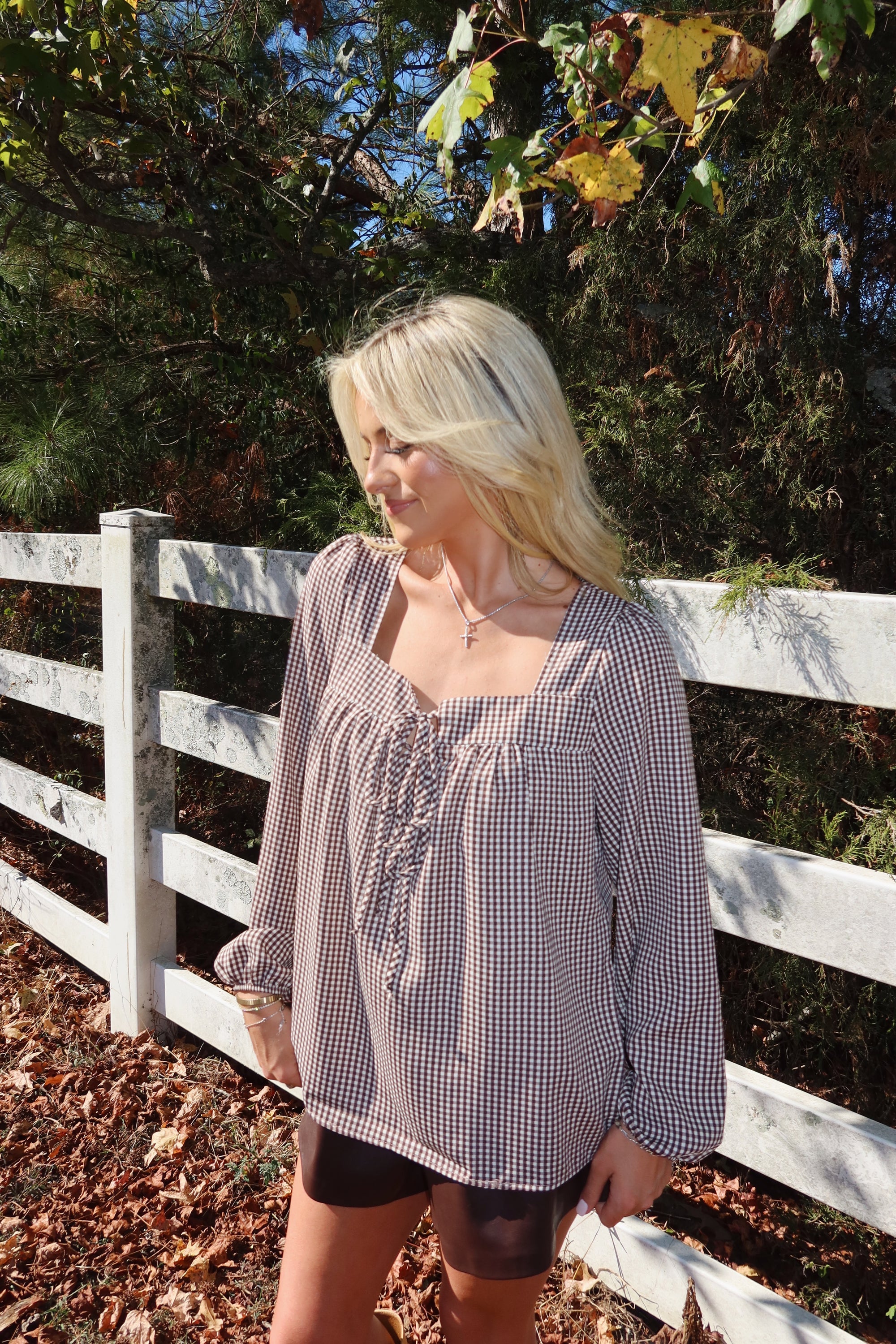 Scarlett Gingham Blouse