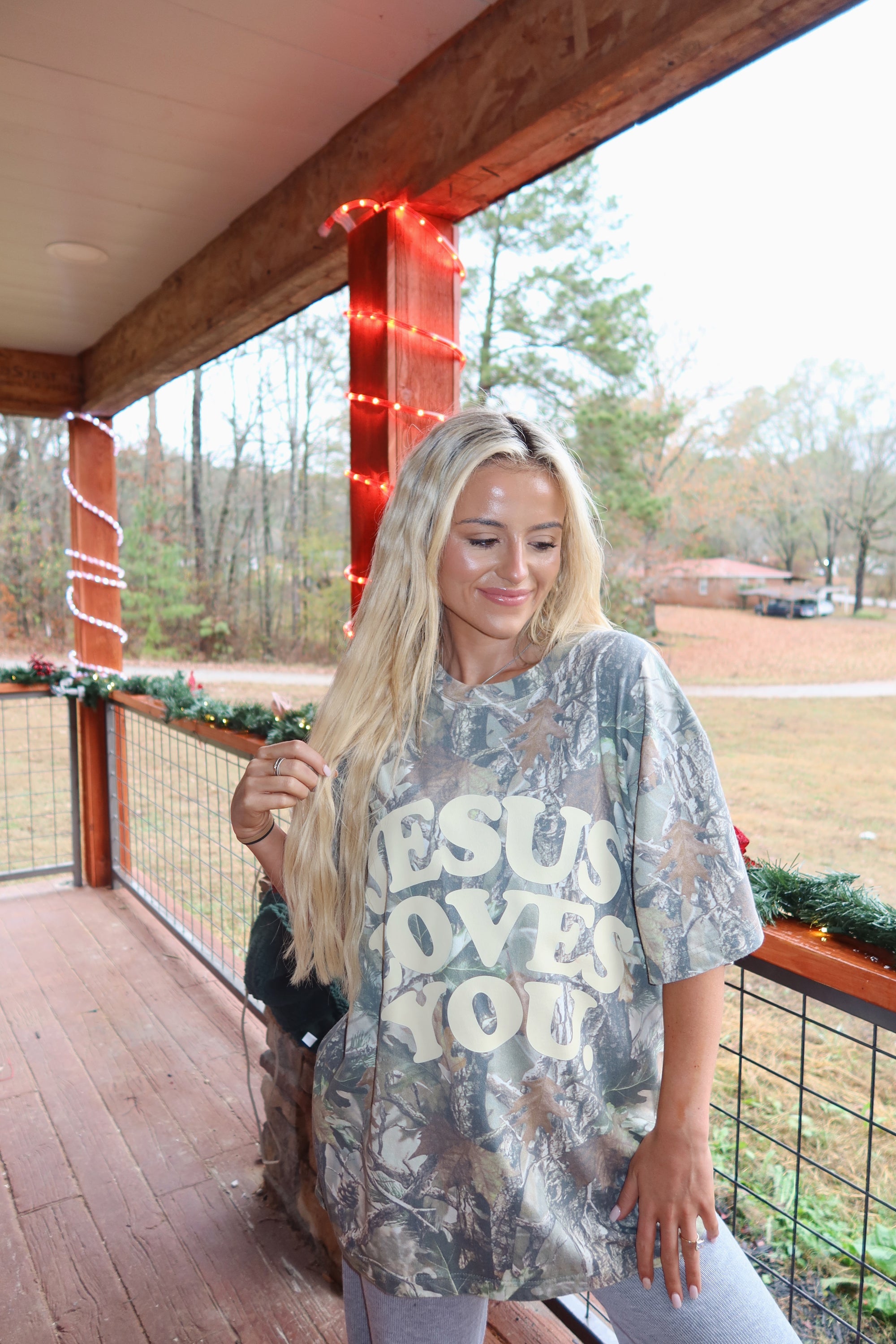 JESUS LOVES YOU Camo Tee