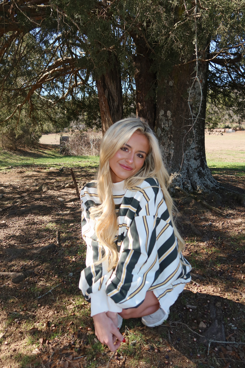 Varsity Mock Neck (Green)