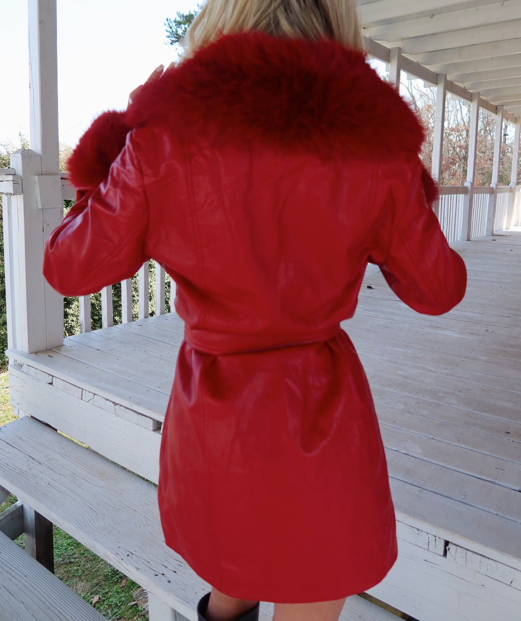 Stacy Fur Trim Jacket