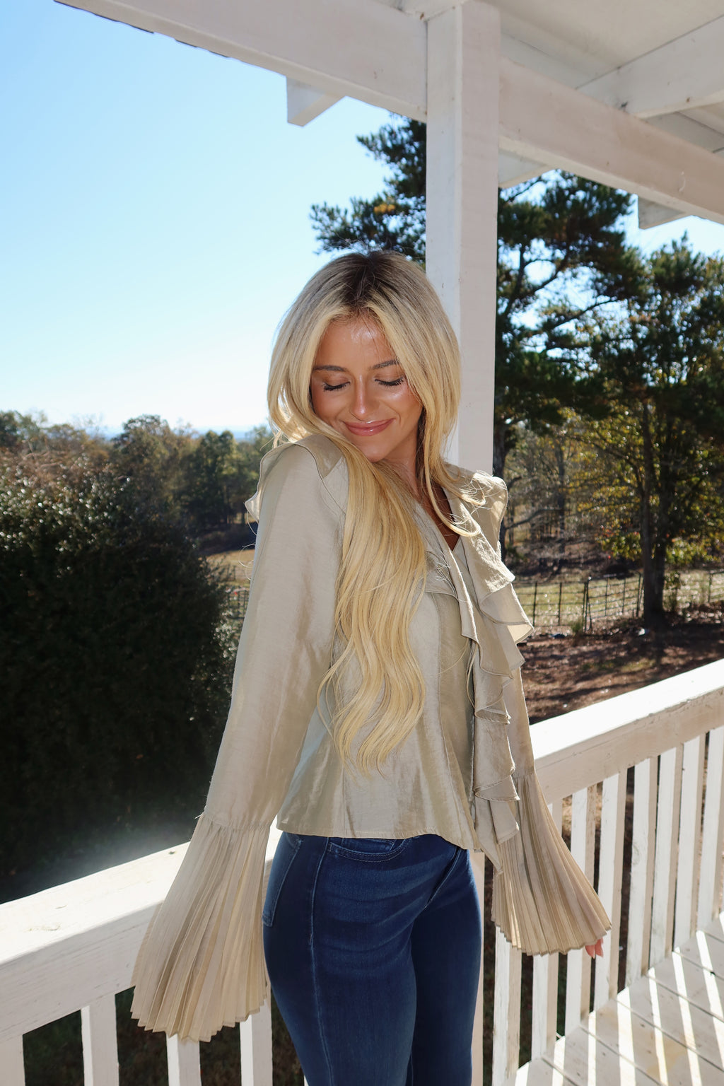 Champagne Toast Blouse