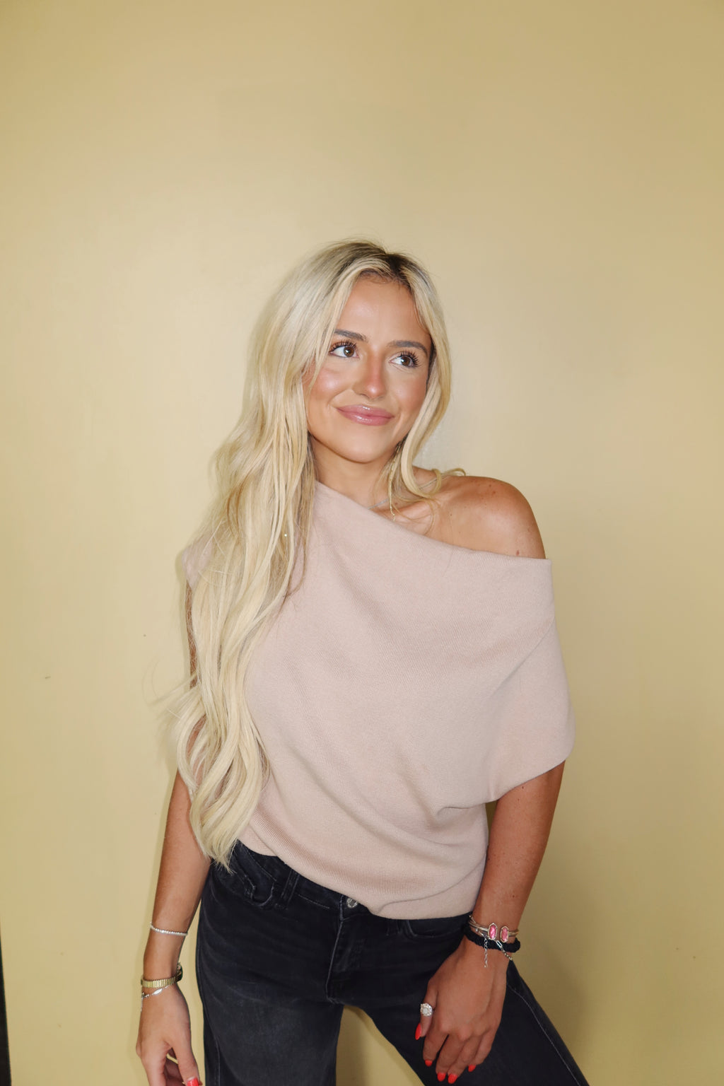 Spice Cowl Neck Knit Top