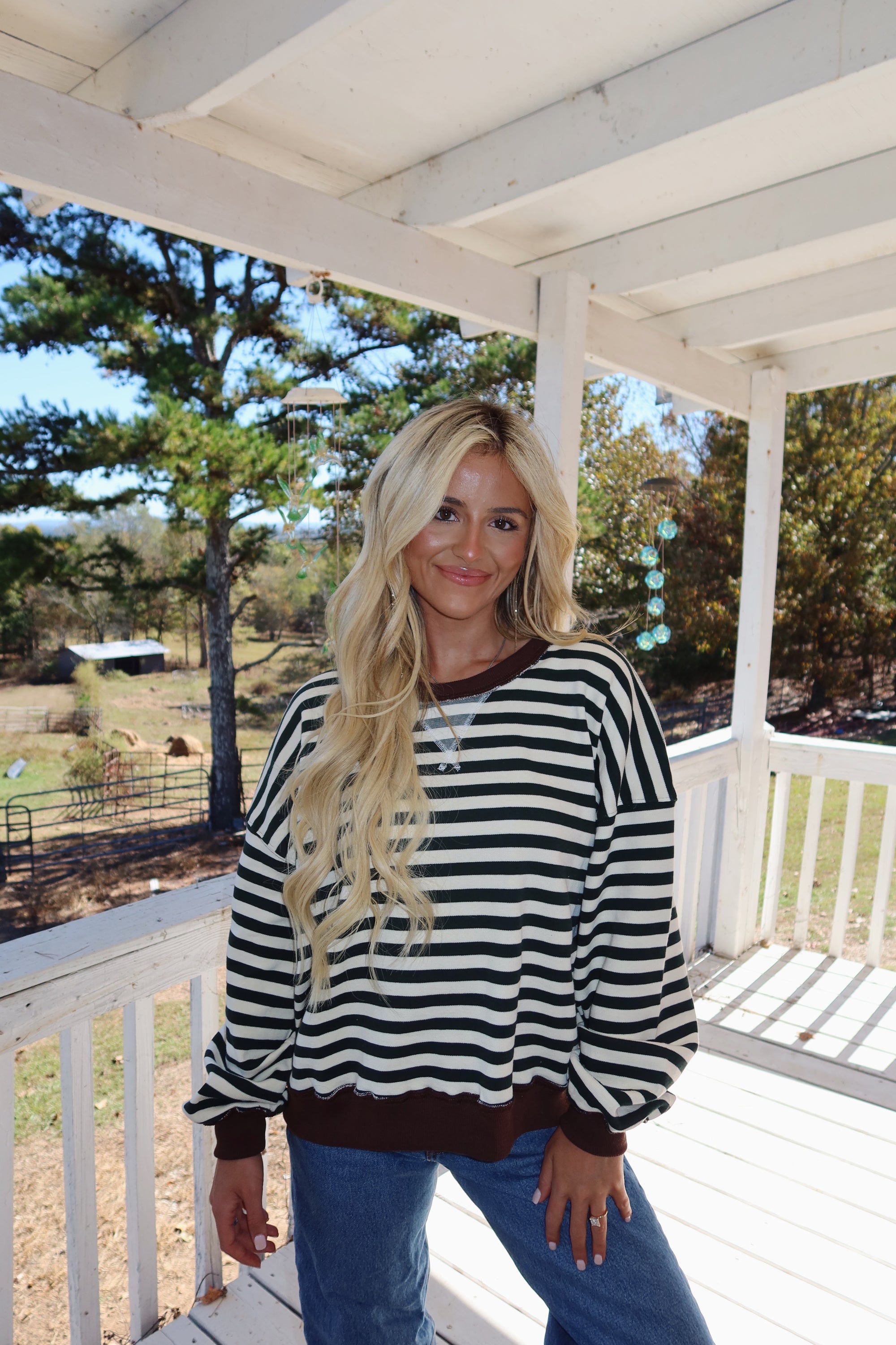 Blair Striped Pullover