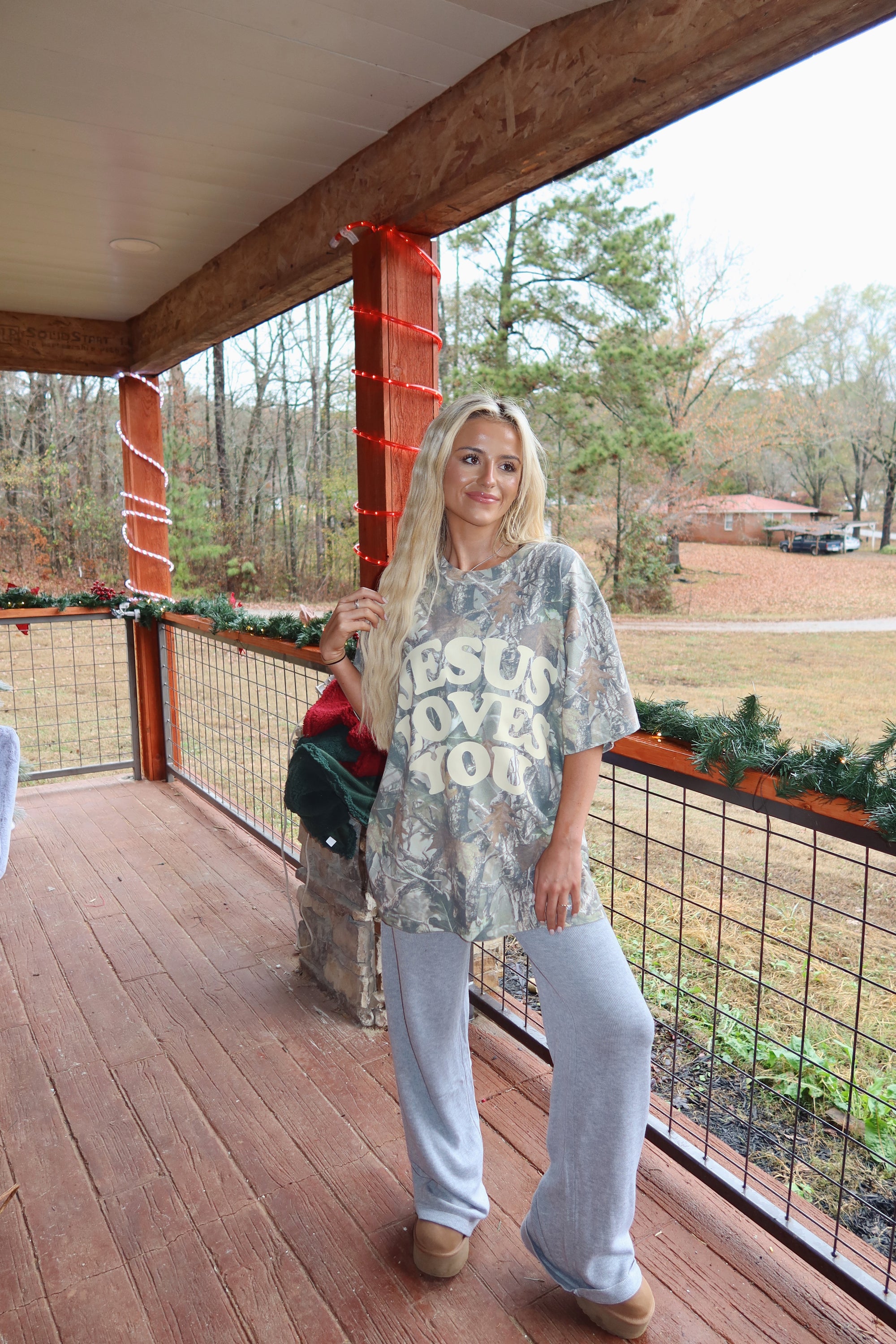 JESUS LOVES YOU Camo Tee