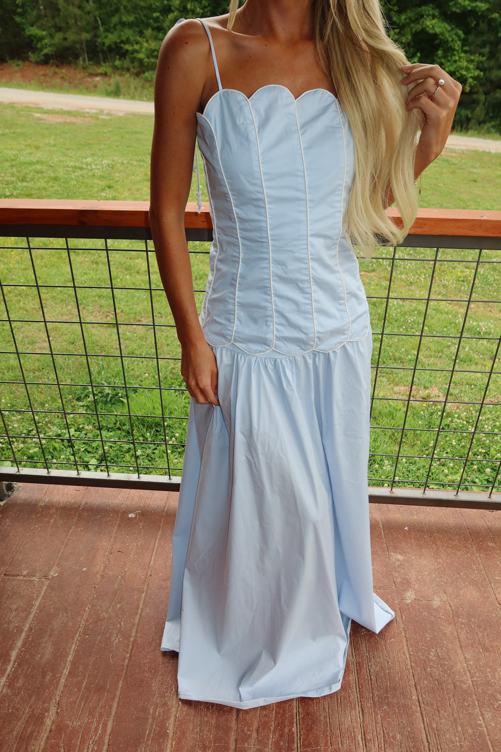 The Heirloom Scalloped Skirt Set