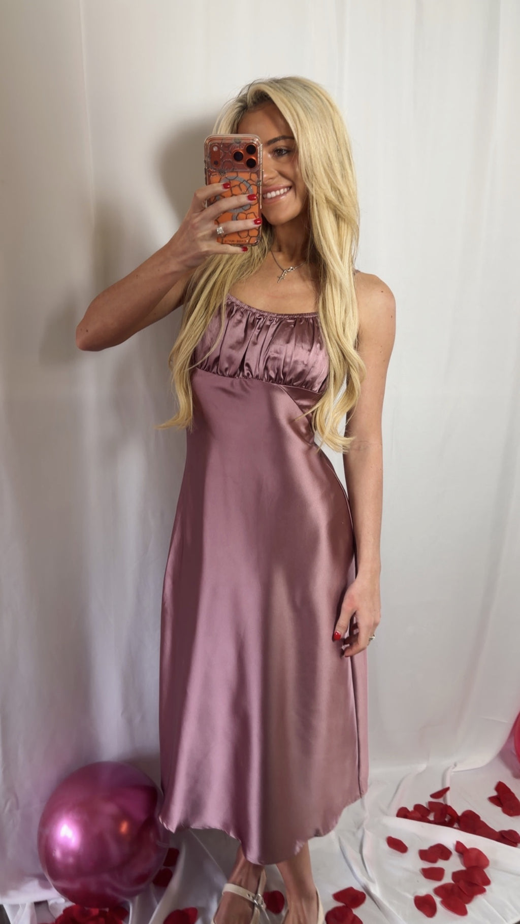 Date Night Slip midi dress