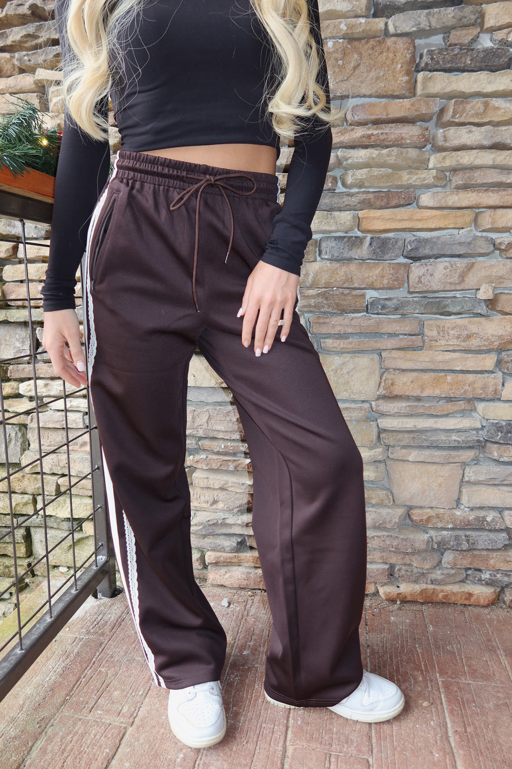 On The Track Pants (Brown)