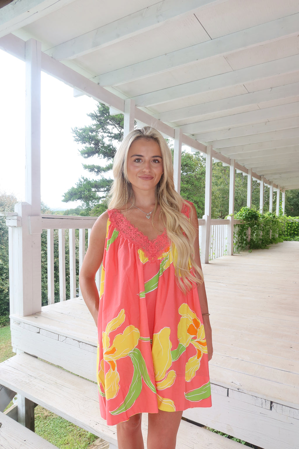 Sylvia Floral Swing Dress