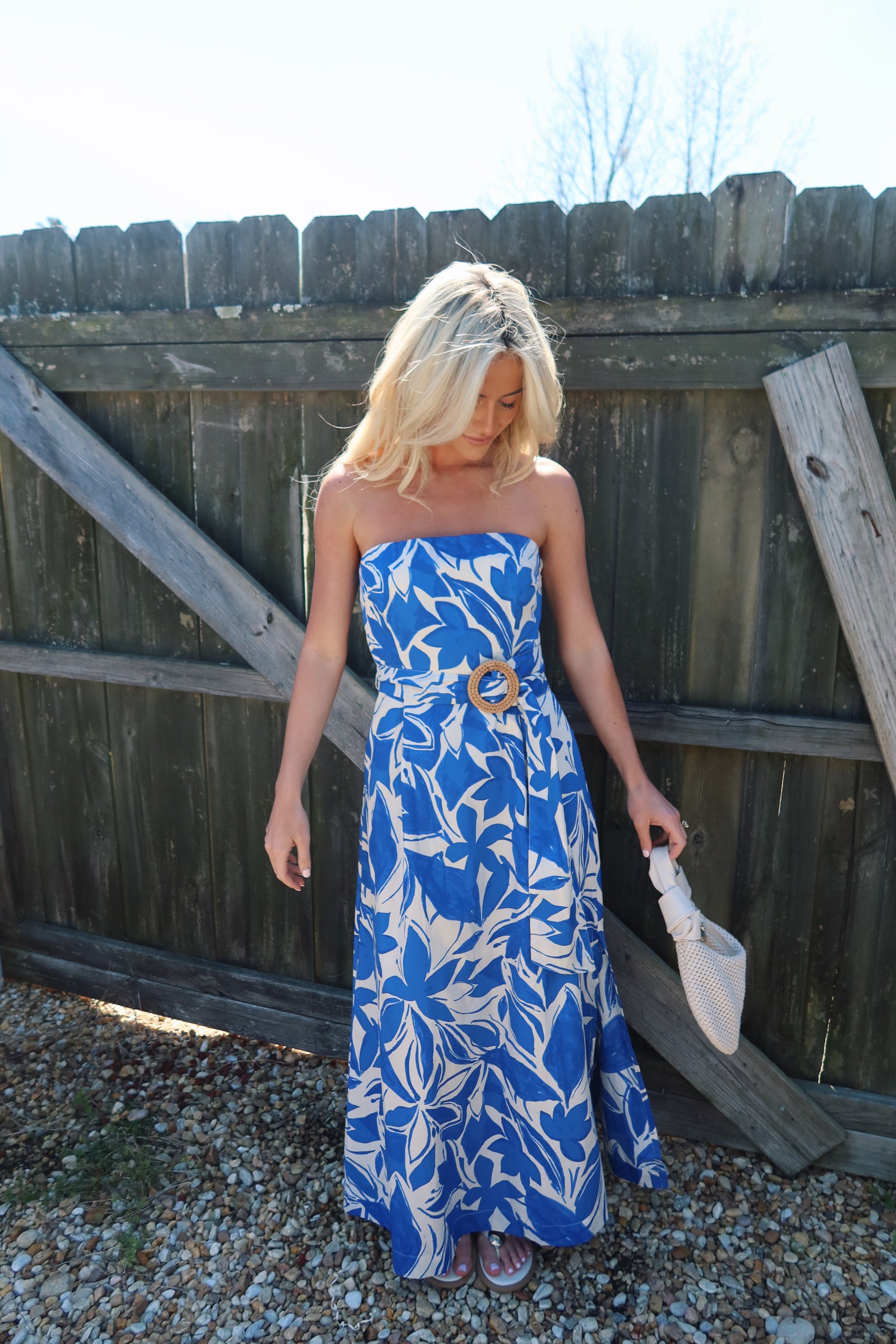 Mykonos Belted Maxi Dress