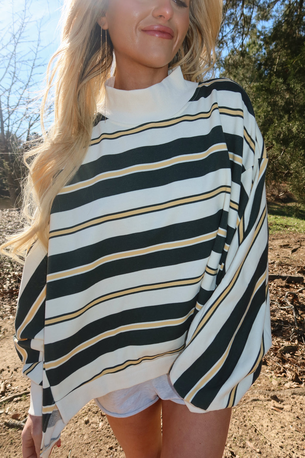 Varsity Mock Neck (Green)