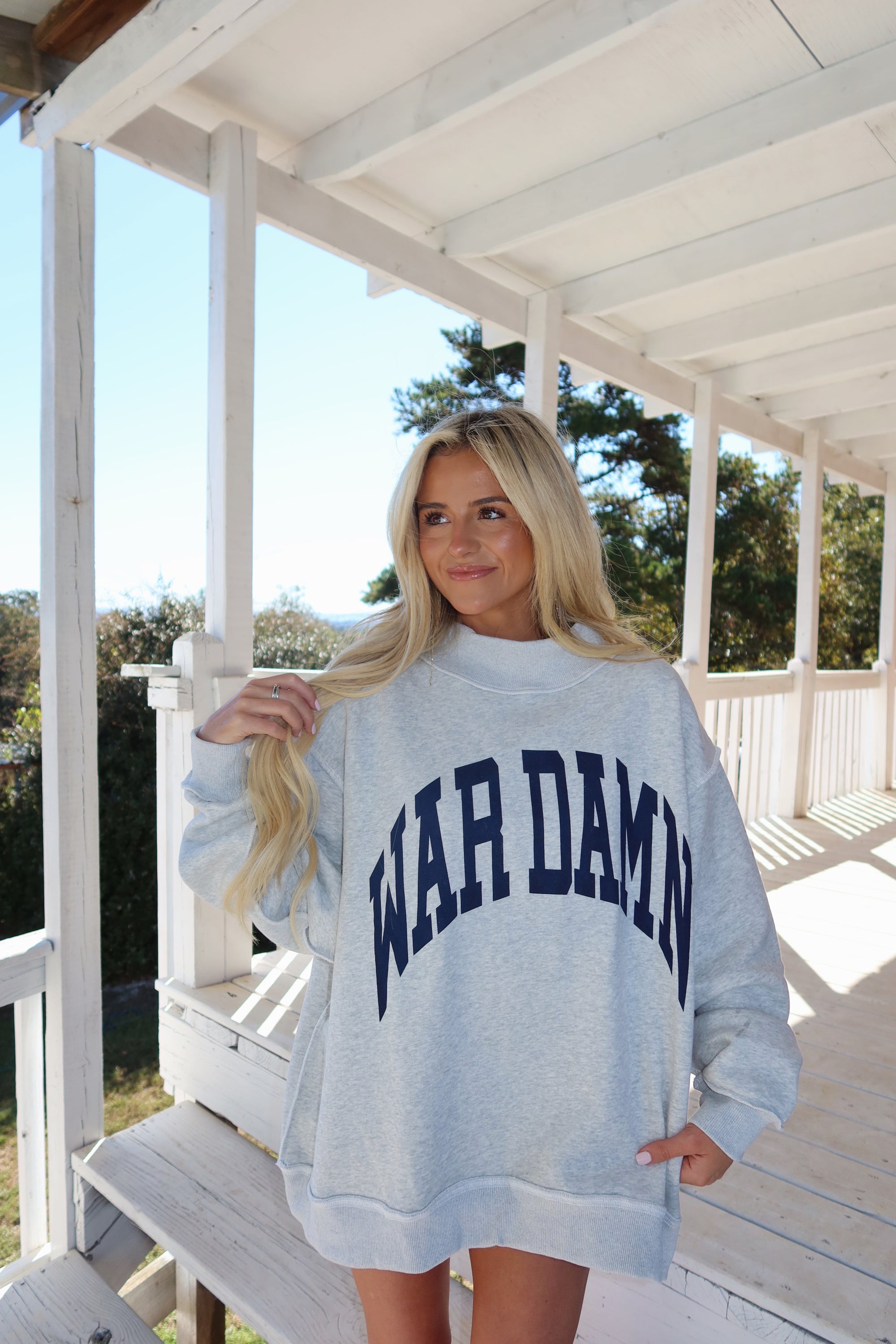 Gameday Reversible Mockneck-Auburn