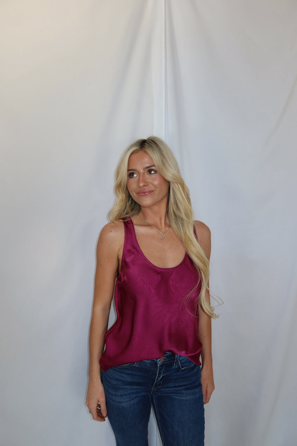 Bree Crushed Satin Top