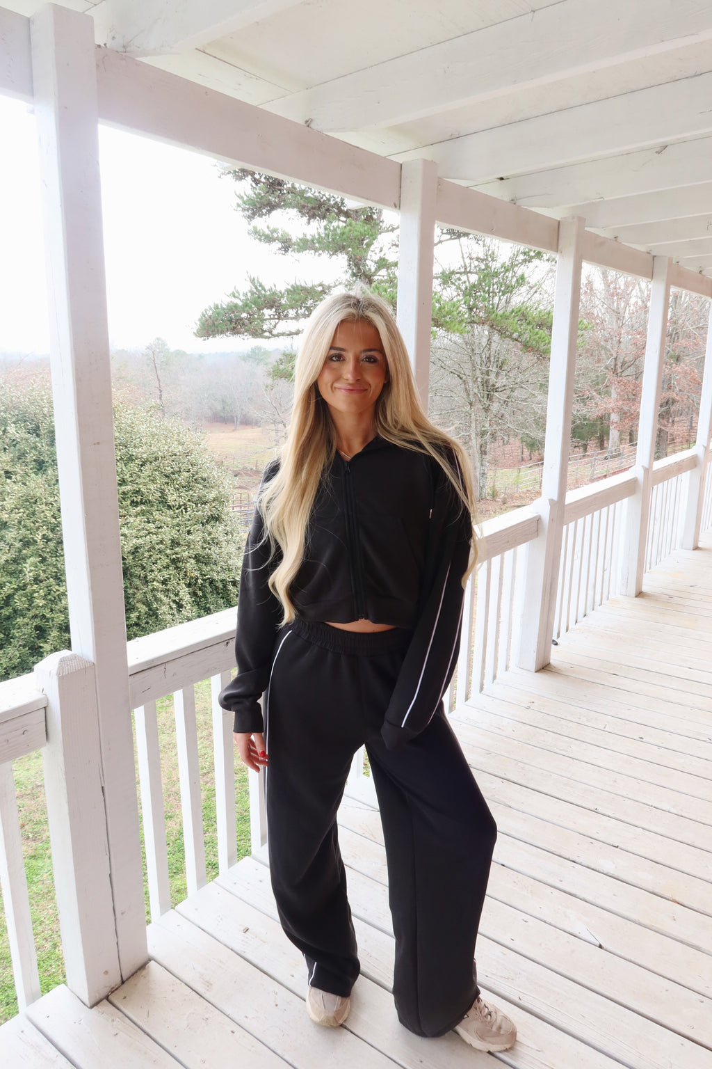 Scuba Zip Up (Black)