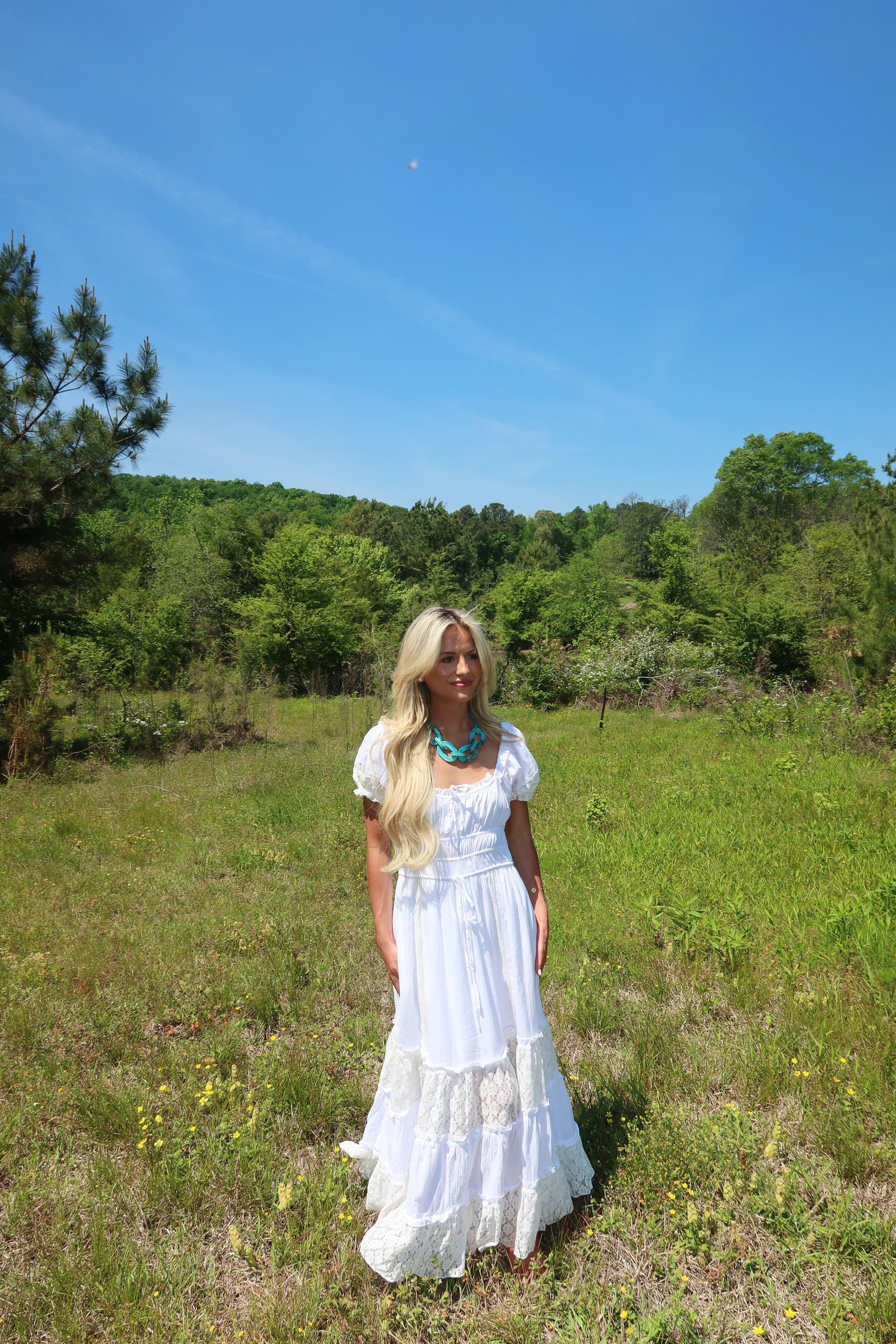 Southern Lace Tiered Maxi Dress