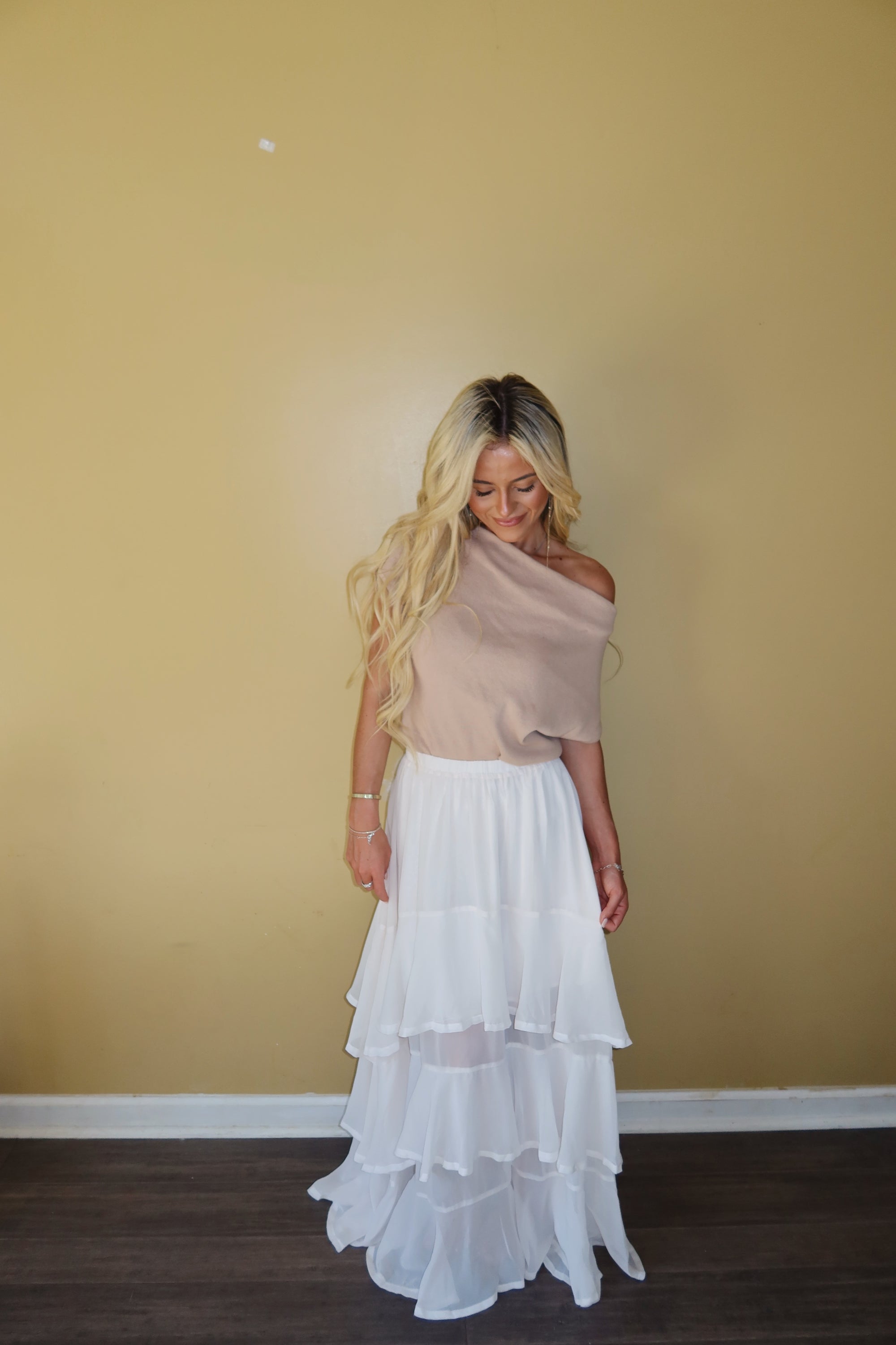 Timeless Elegance Tiered Skirt