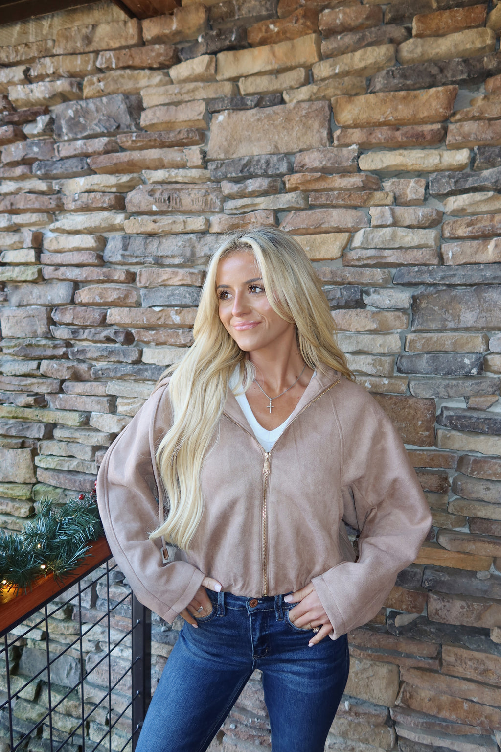 Sahara Suede Zip up
