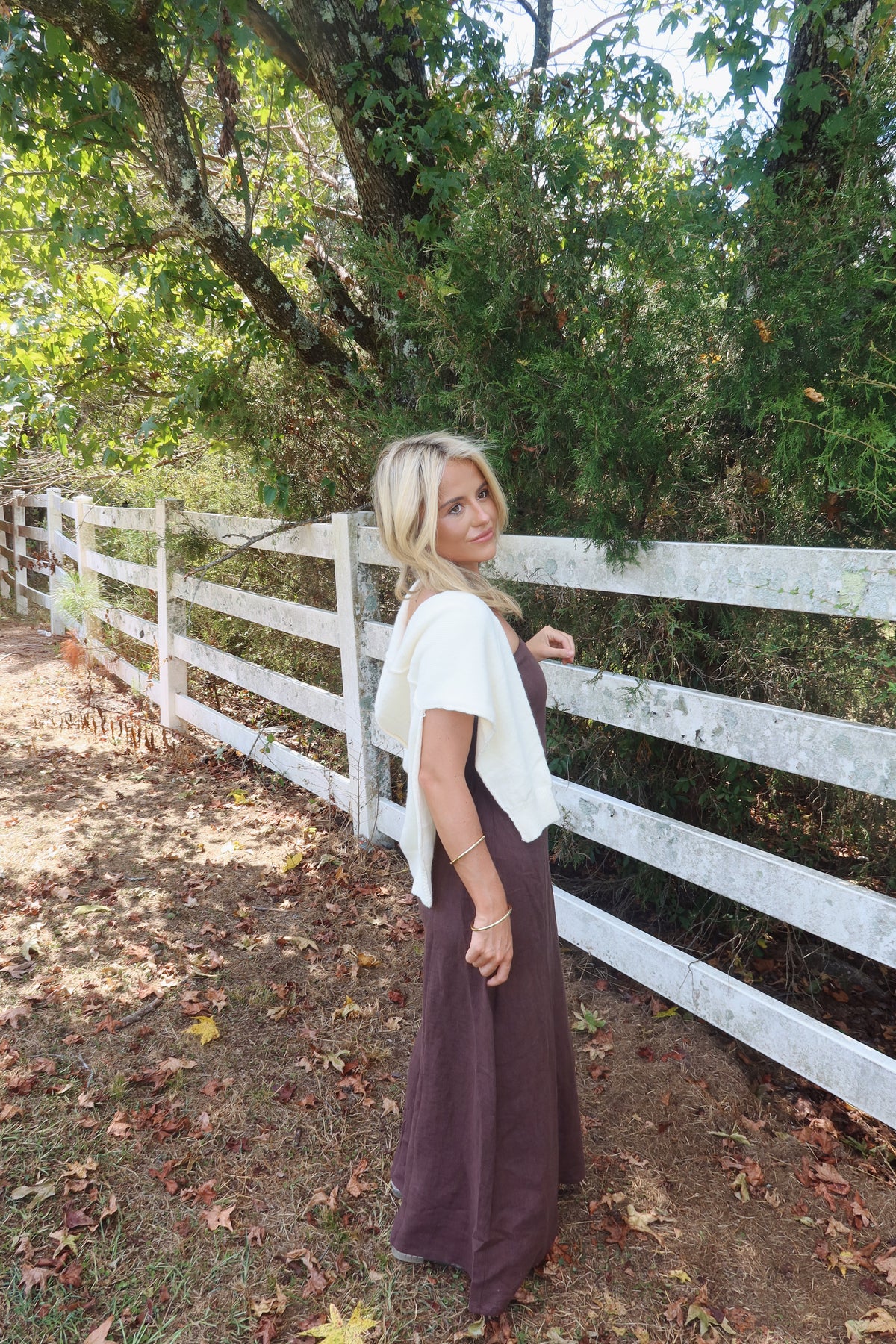 Iris Linen Maxi Dress