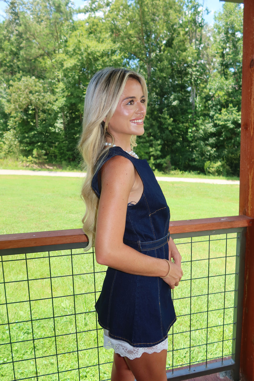 Sutton Denim Top