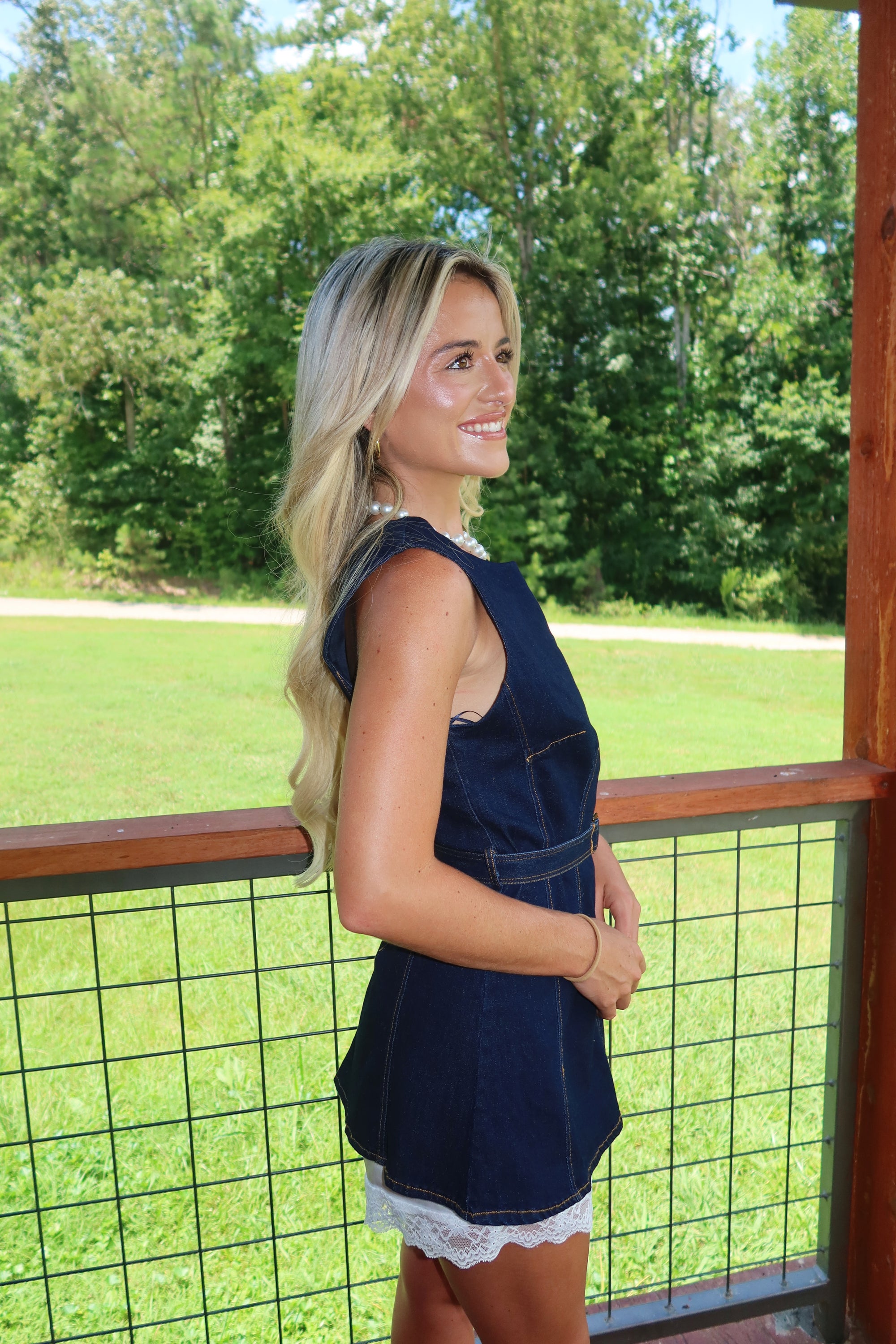 Sutton Denim Top