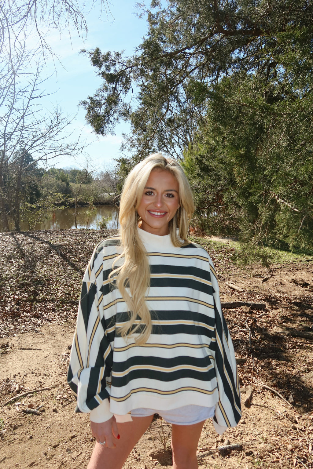 Varsity Mock Neck (Green)