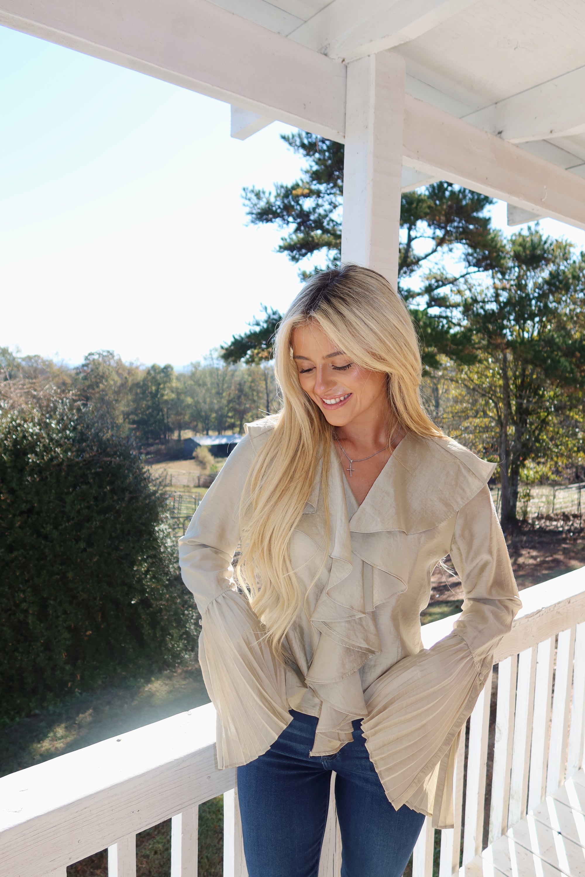 Champagne Toast Blouse