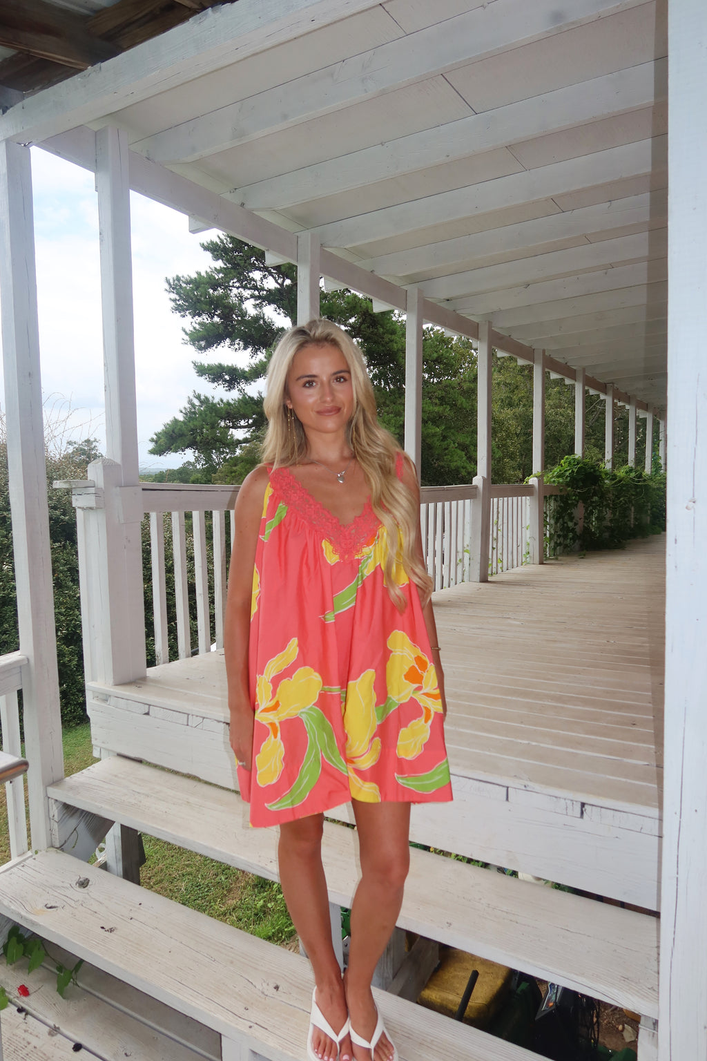 Sylvia Floral Swing Dress