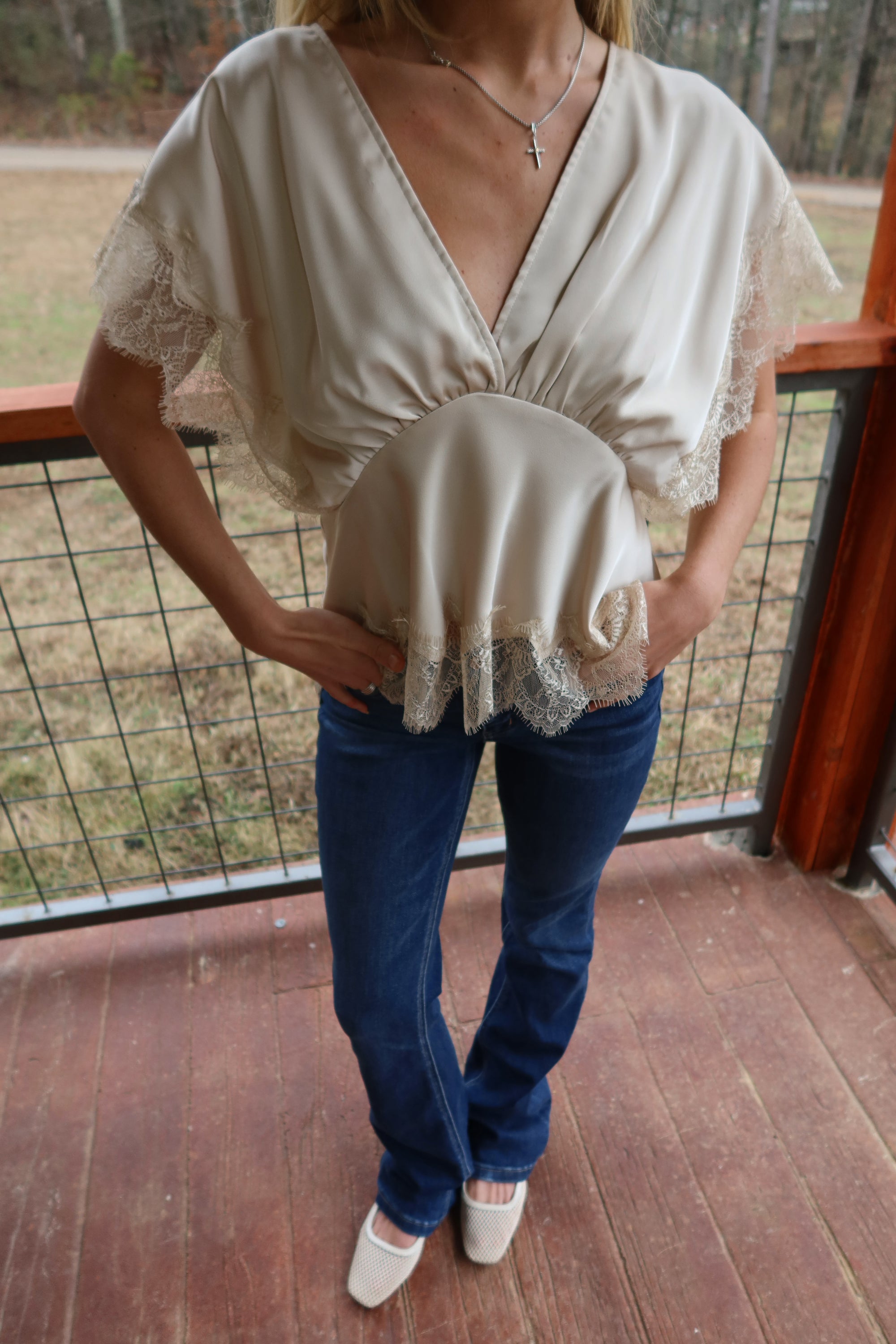 Ivory Muse Blouse