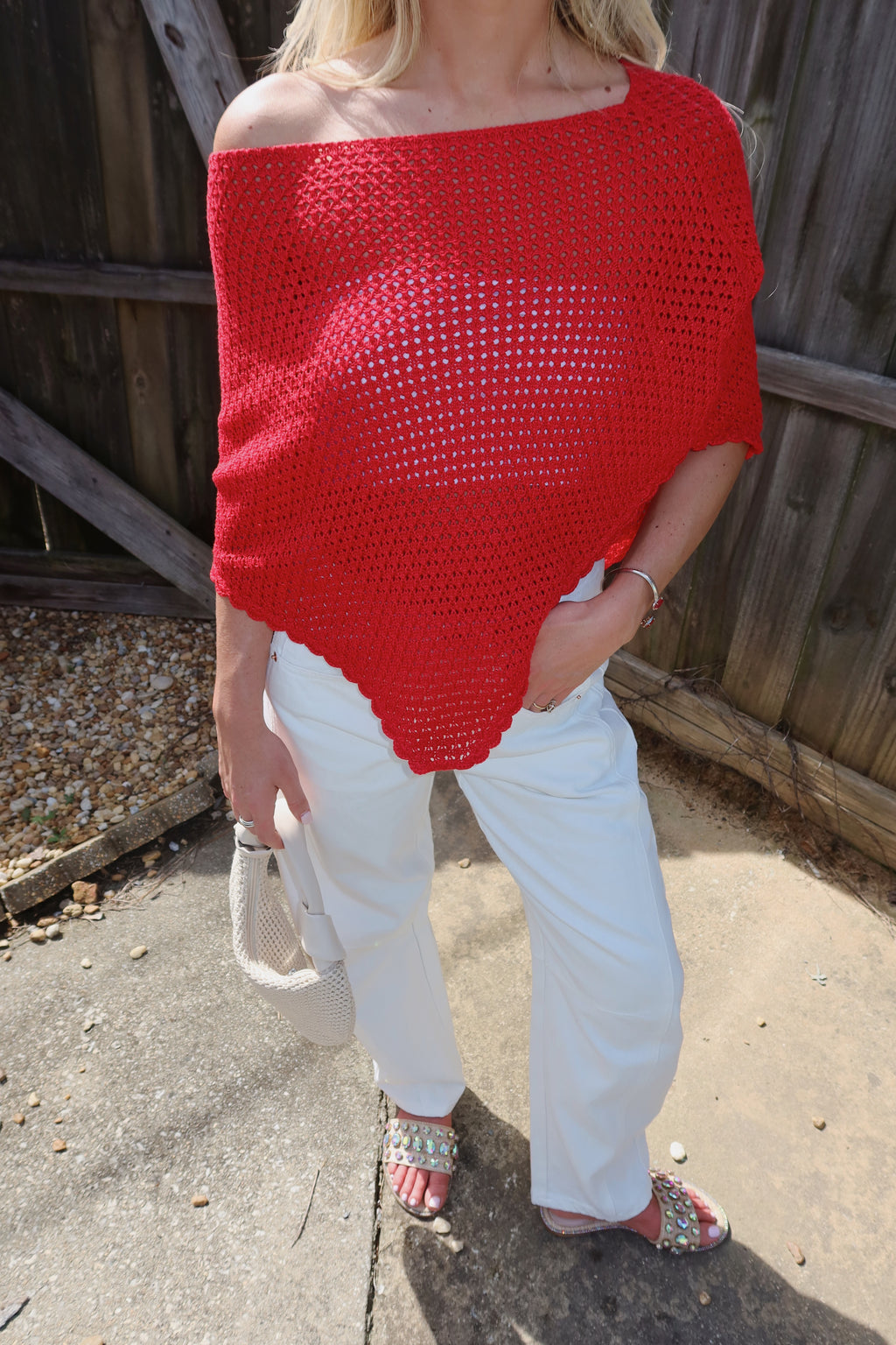 Sunset Crochet Poncho