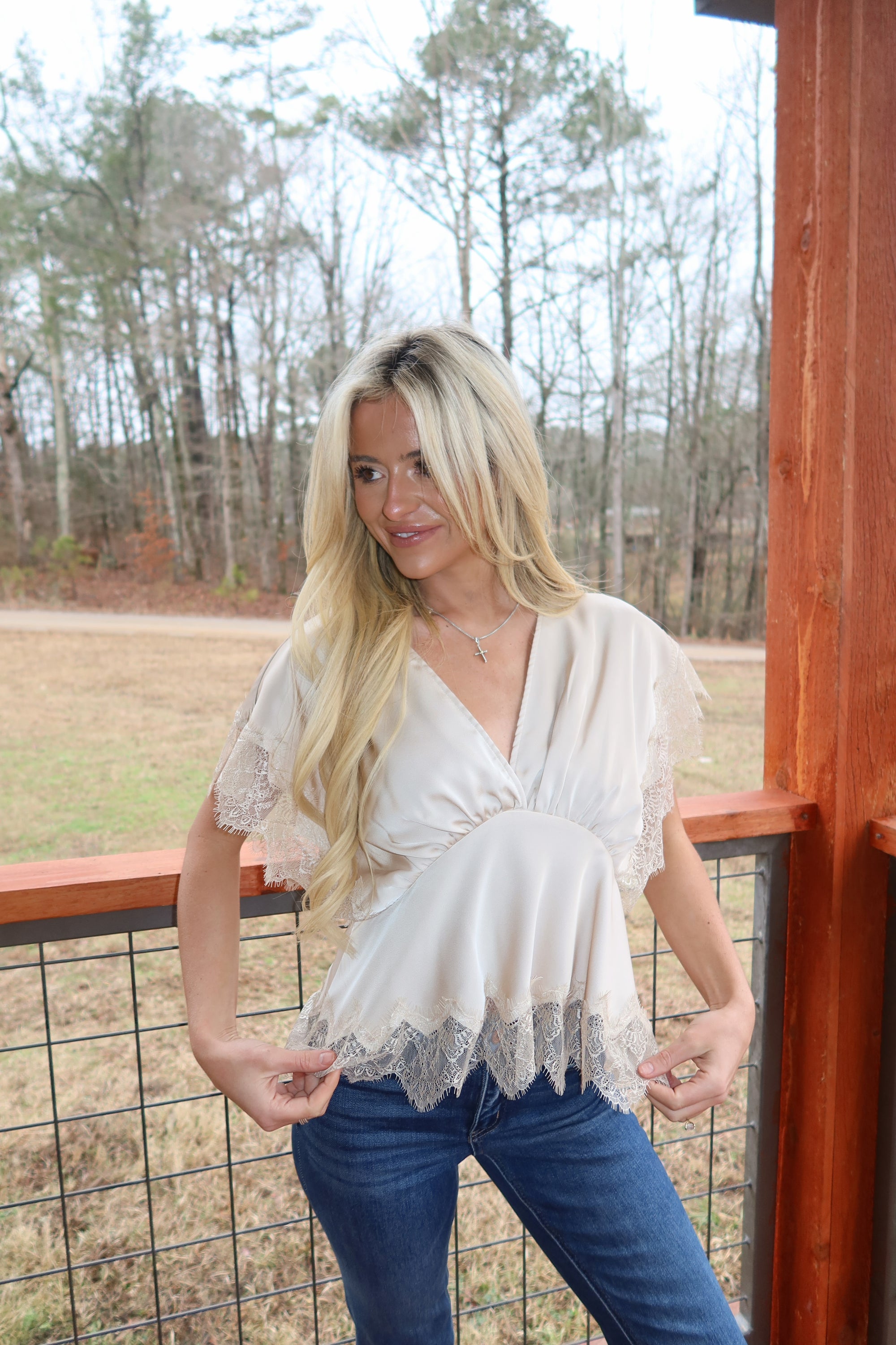 Ivory Muse Blouse