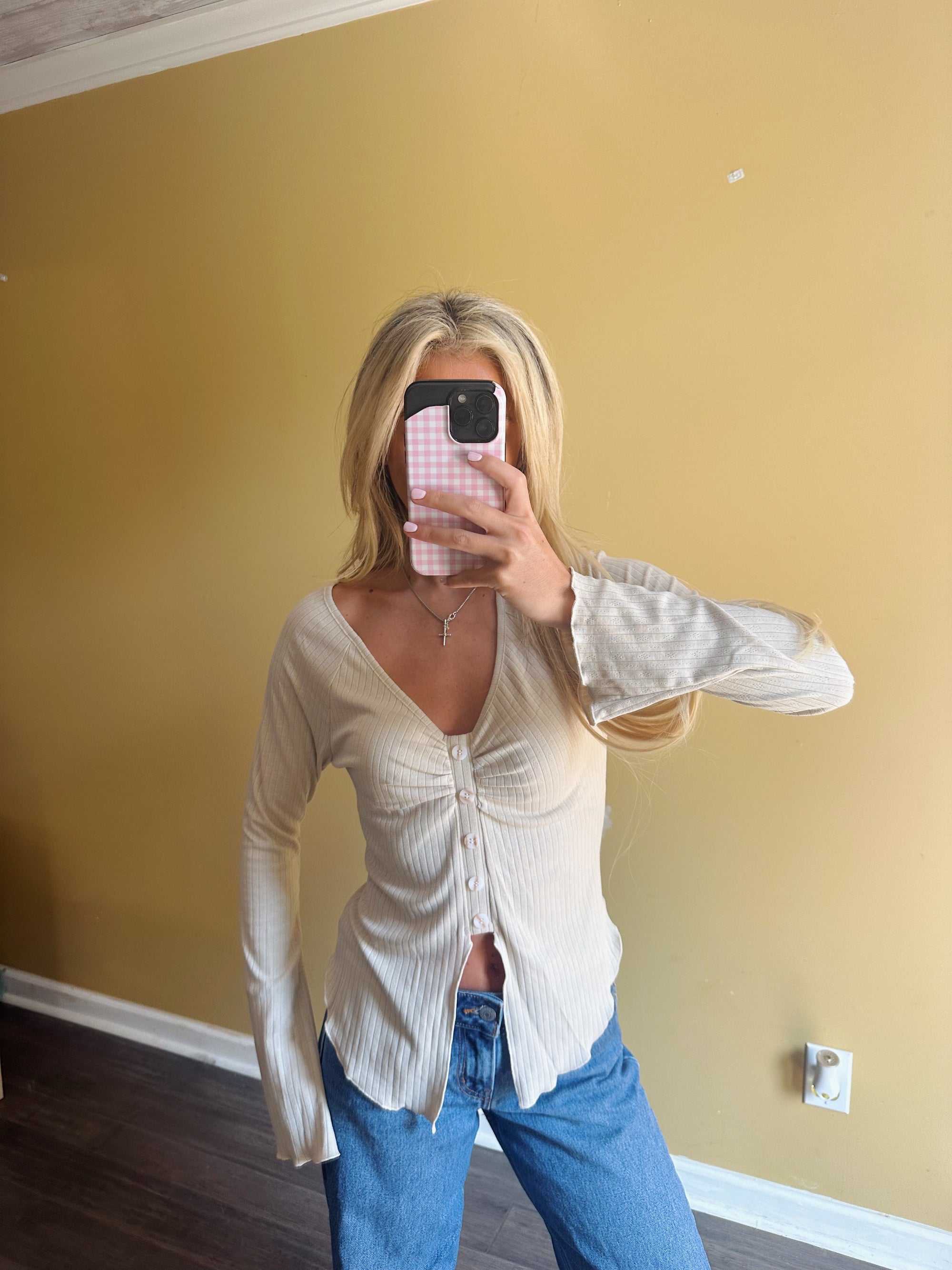 Leah Ribbed Knit Top