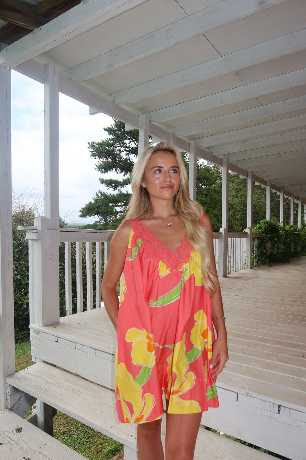 Sylvia Floral Swing Dress