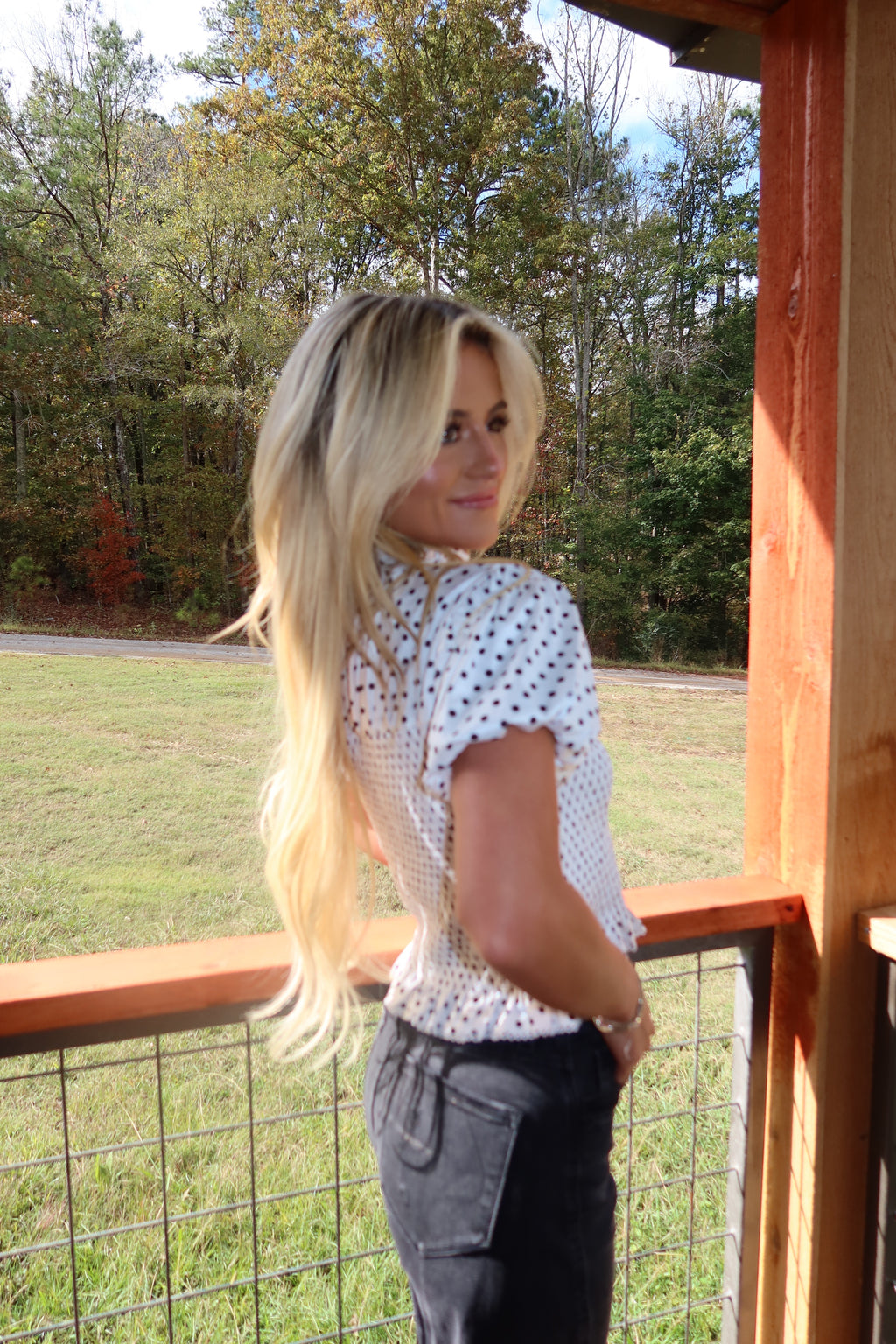 The Parisian Dot Top