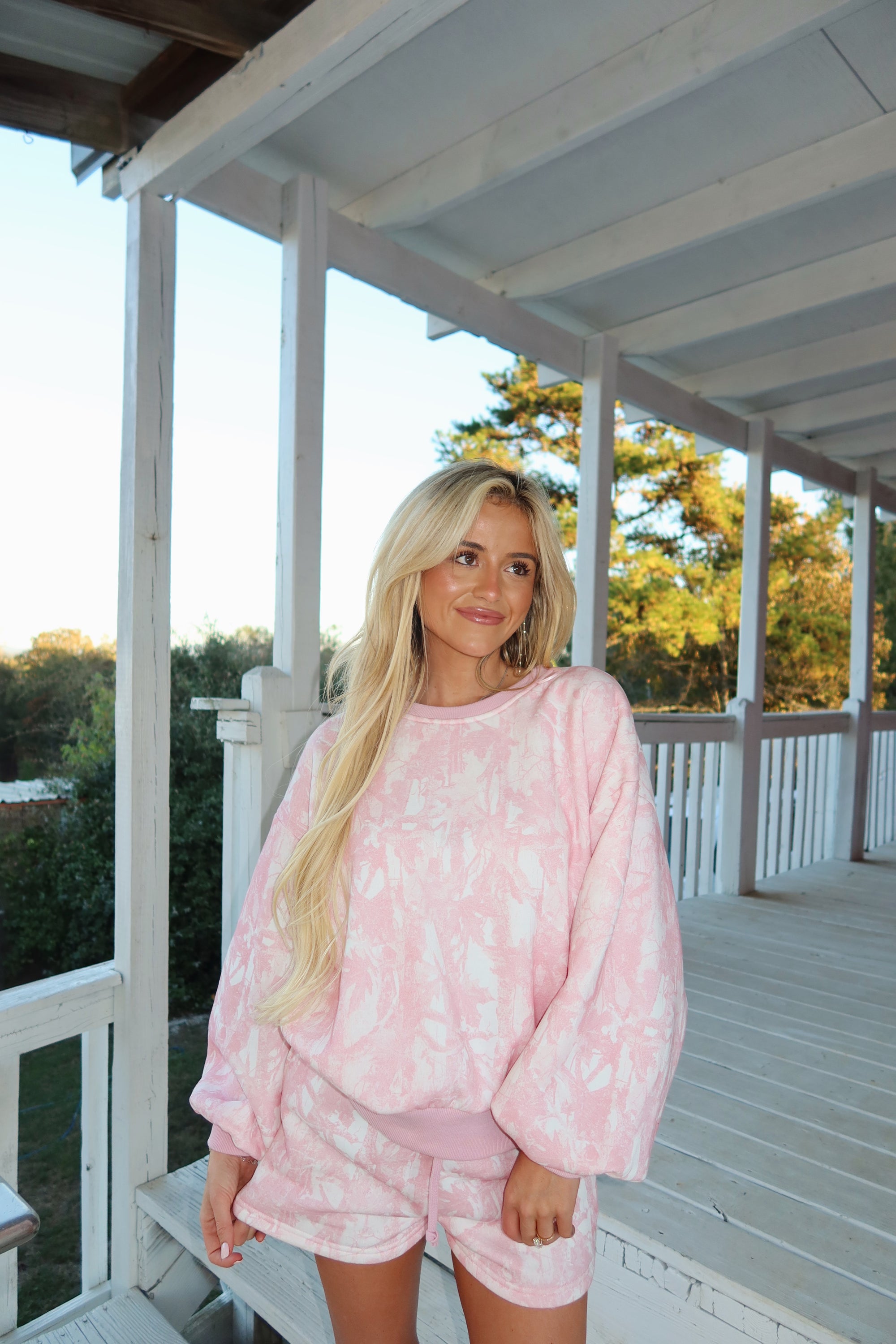 Woodland Camo Sweatshirt (PINK)