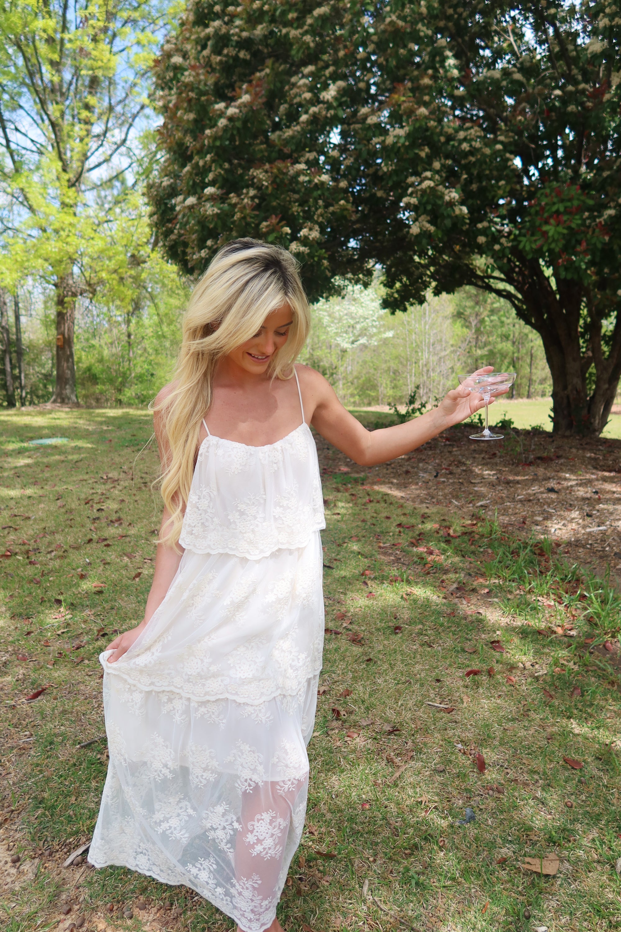 The Love Story Tiered Maxi Dress
