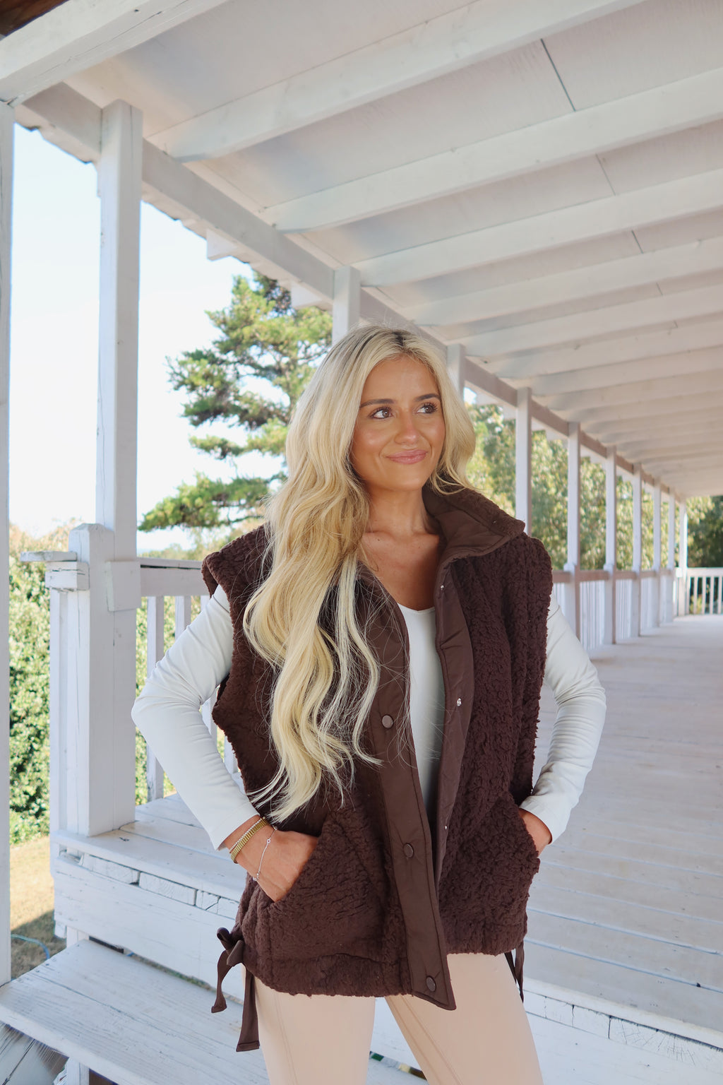 Alpine Sherpa Vest (Brown)