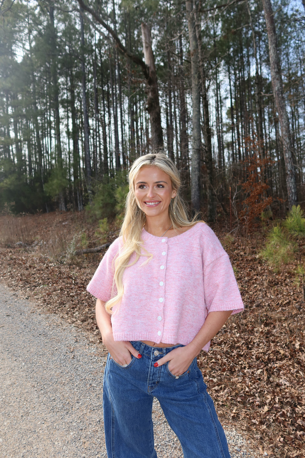 Cora Cardigan (Pink)