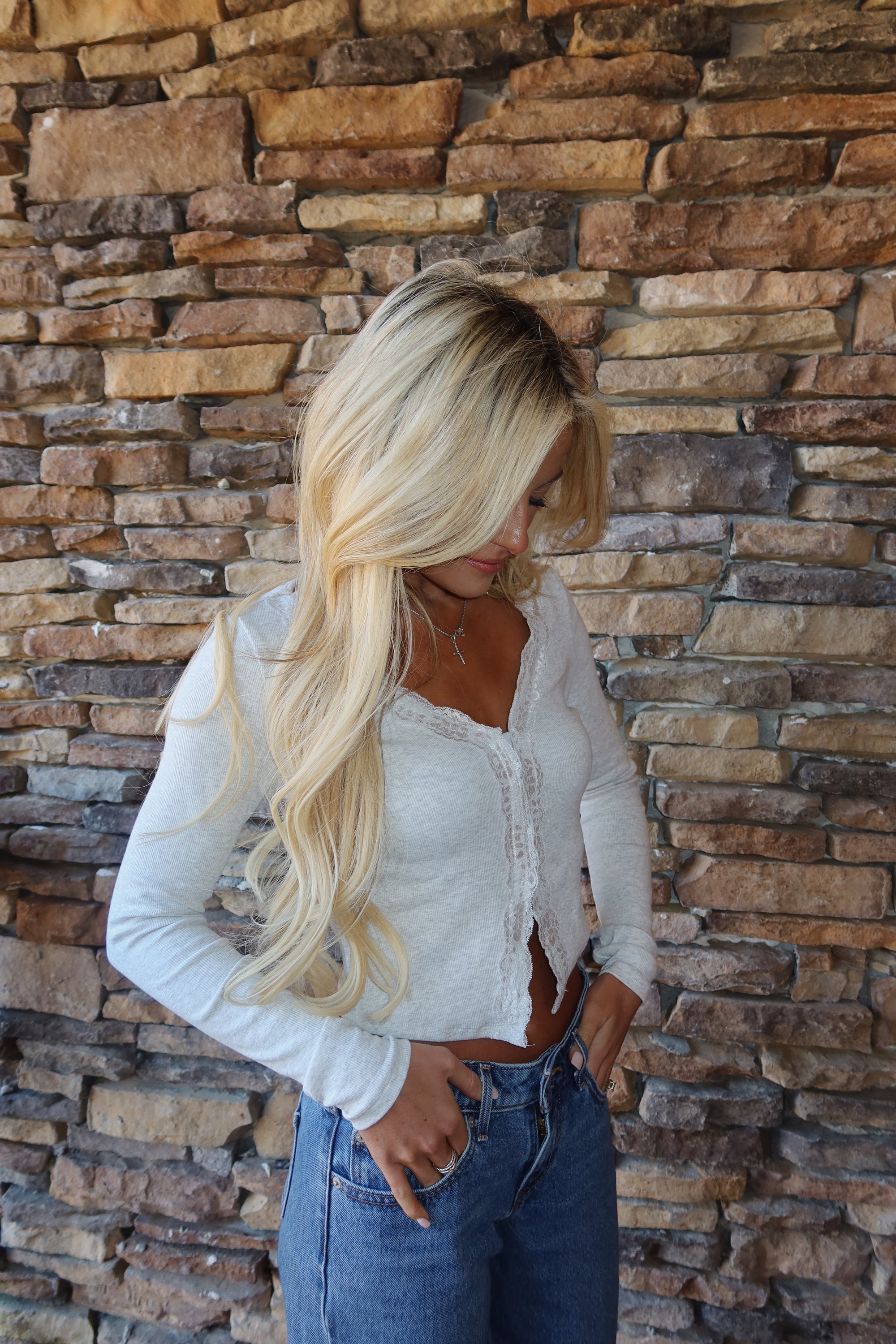 Lacey Ribbed Crop Top