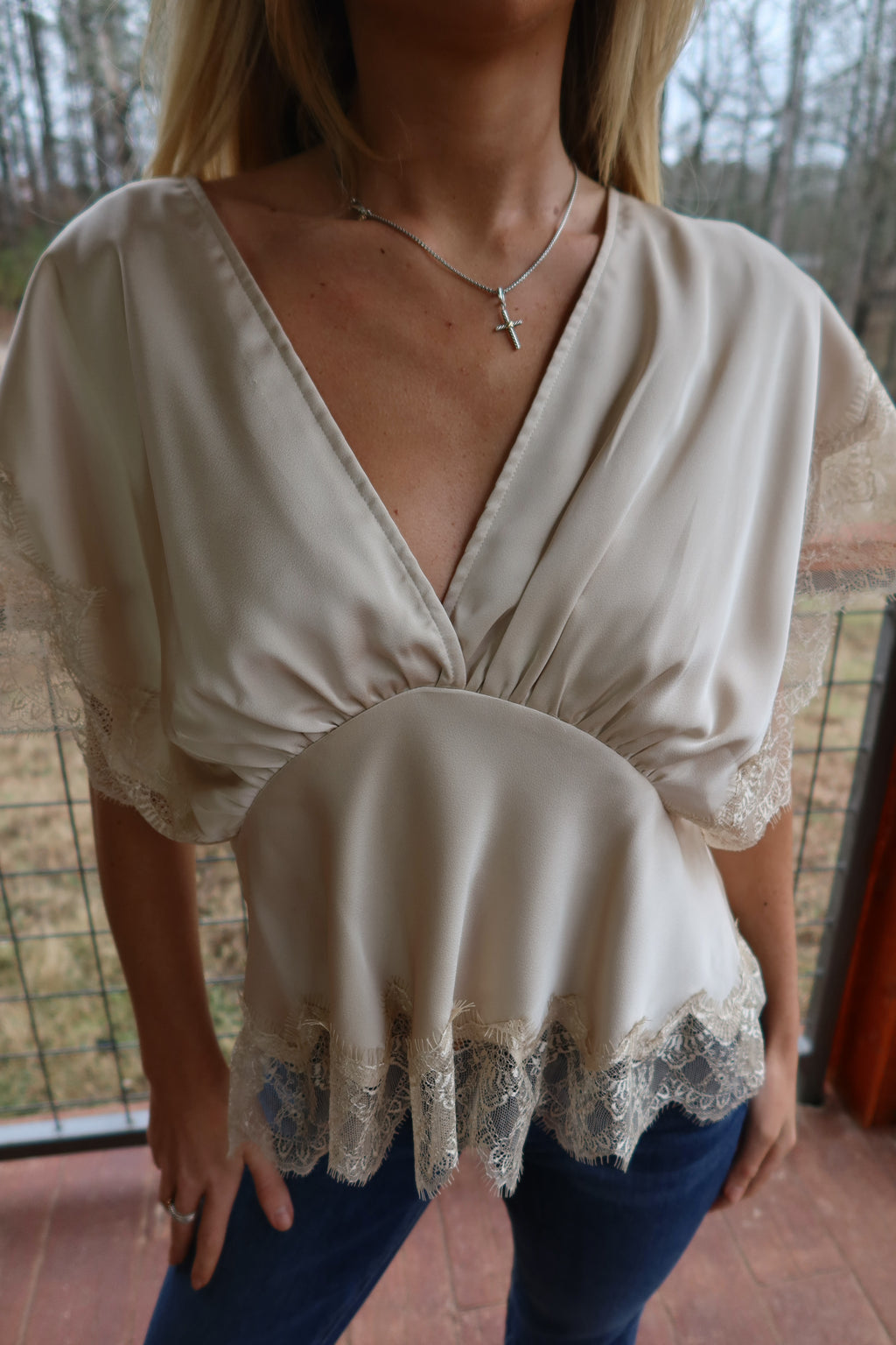 Ivory Muse Blouse