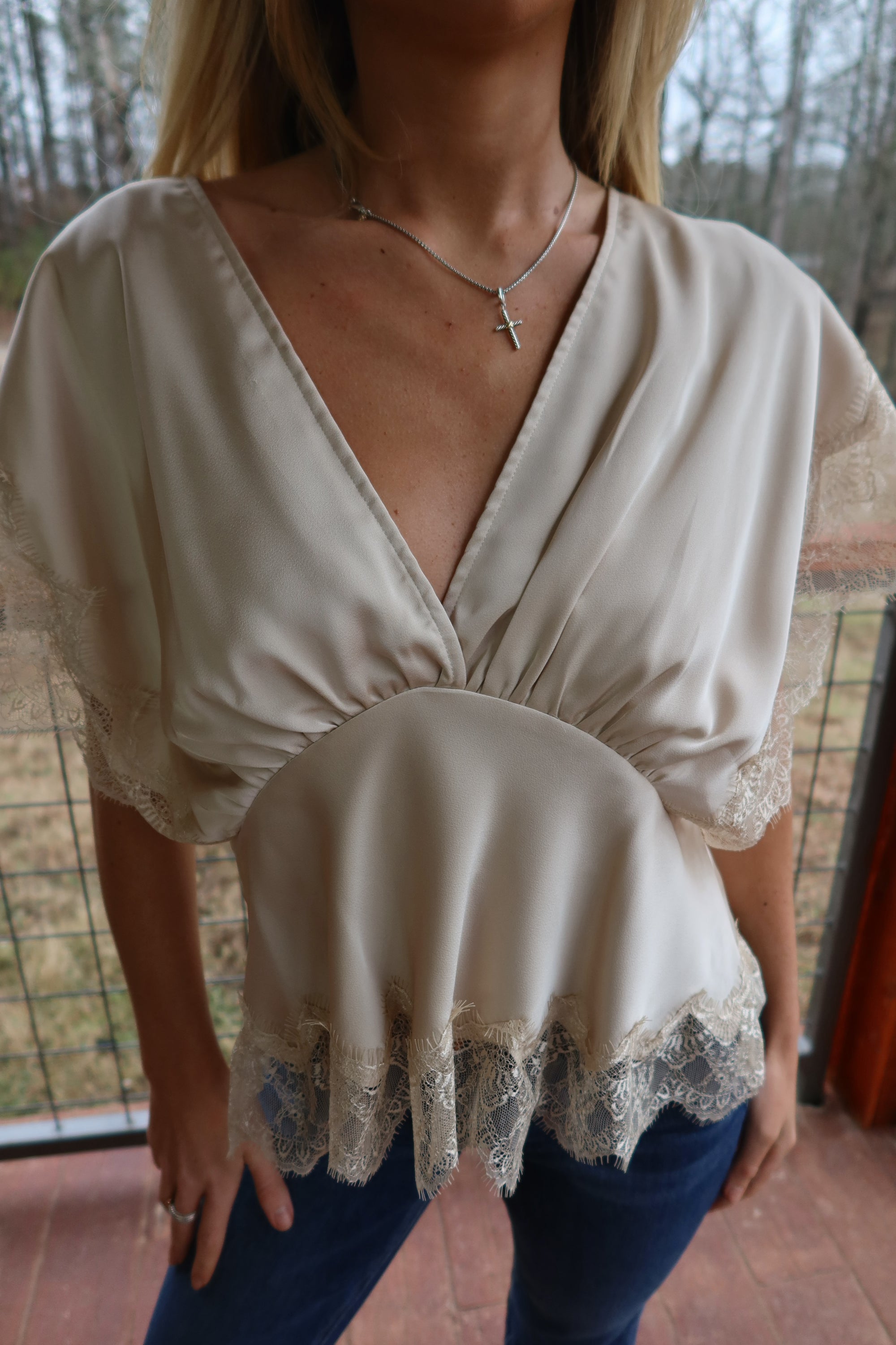 Ivory Muse Blouse