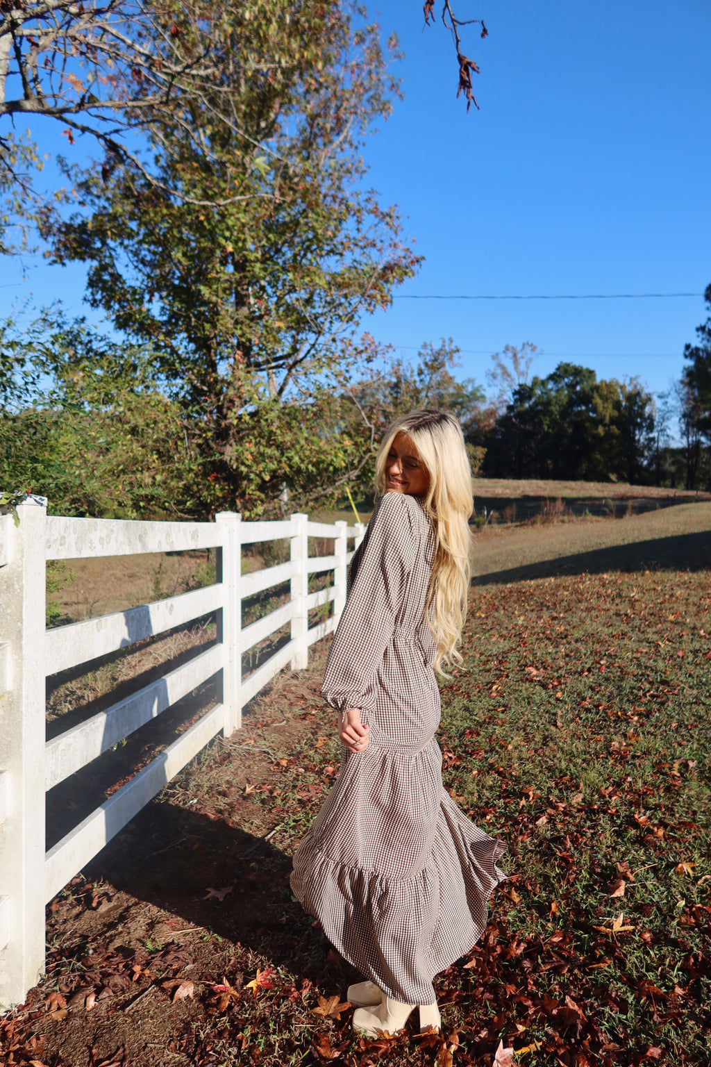 The Sable Check Dress