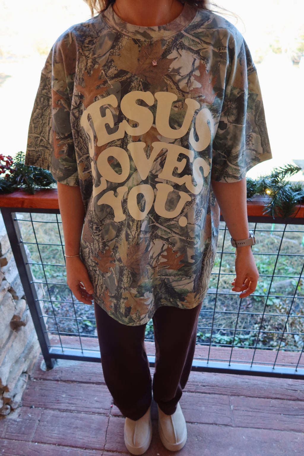 JESUS LOVES YOU Camo Tee