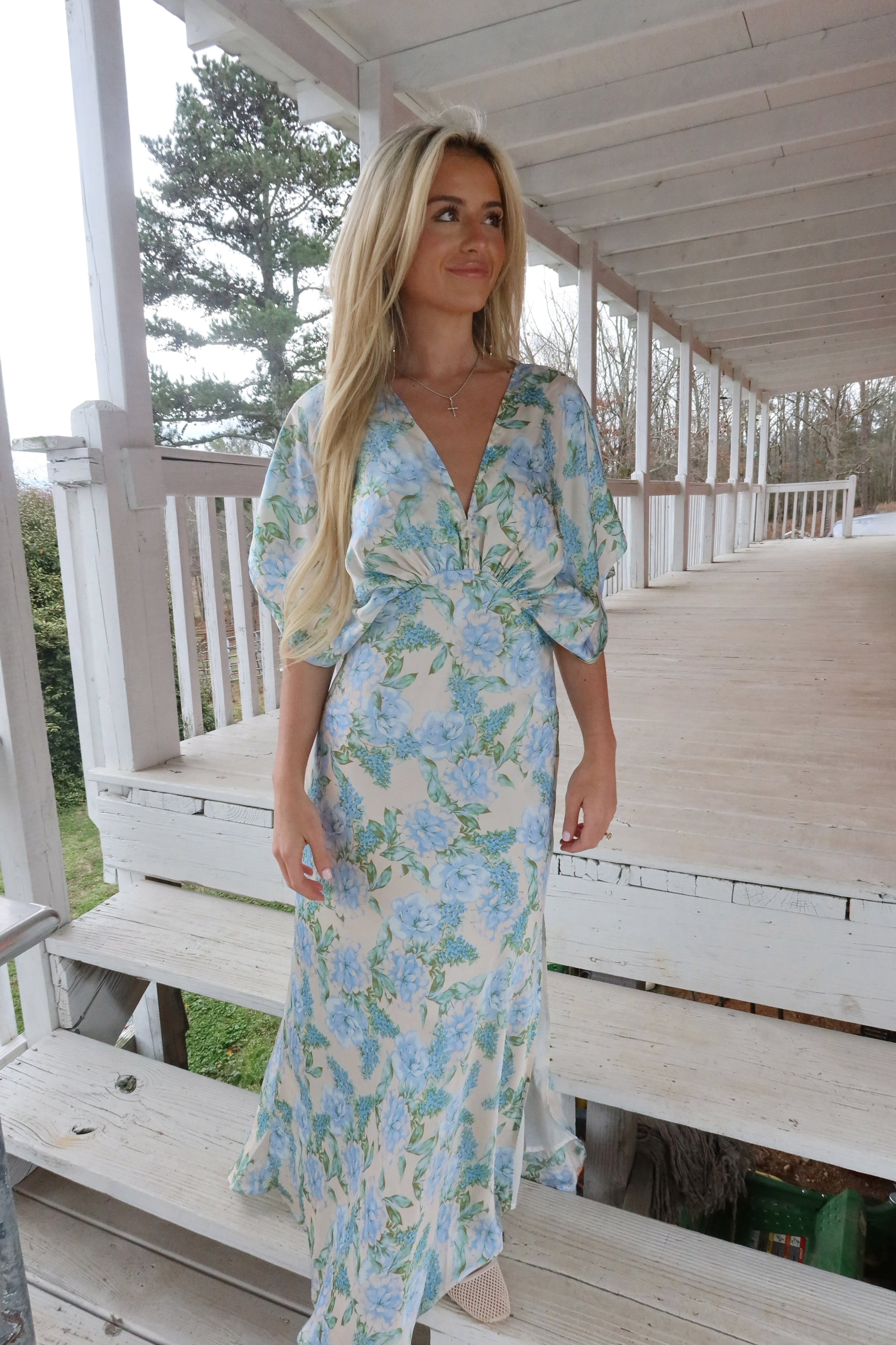 Charlotte Floral Maxi Dress