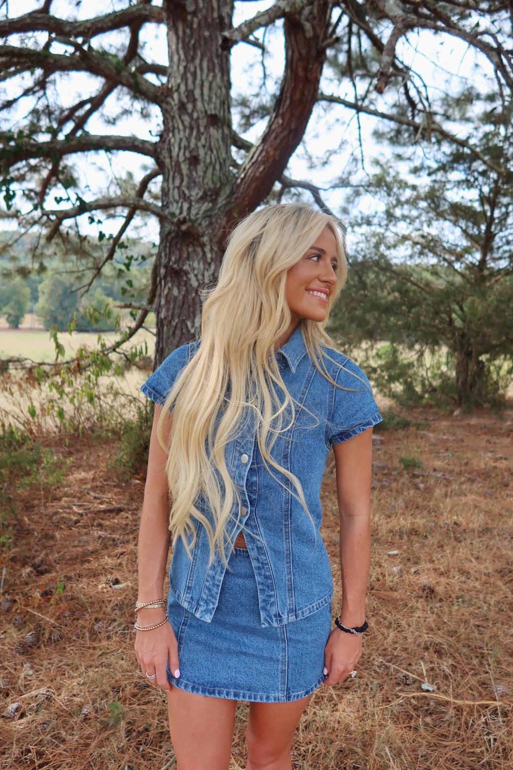 Autumn Blues Denim Set